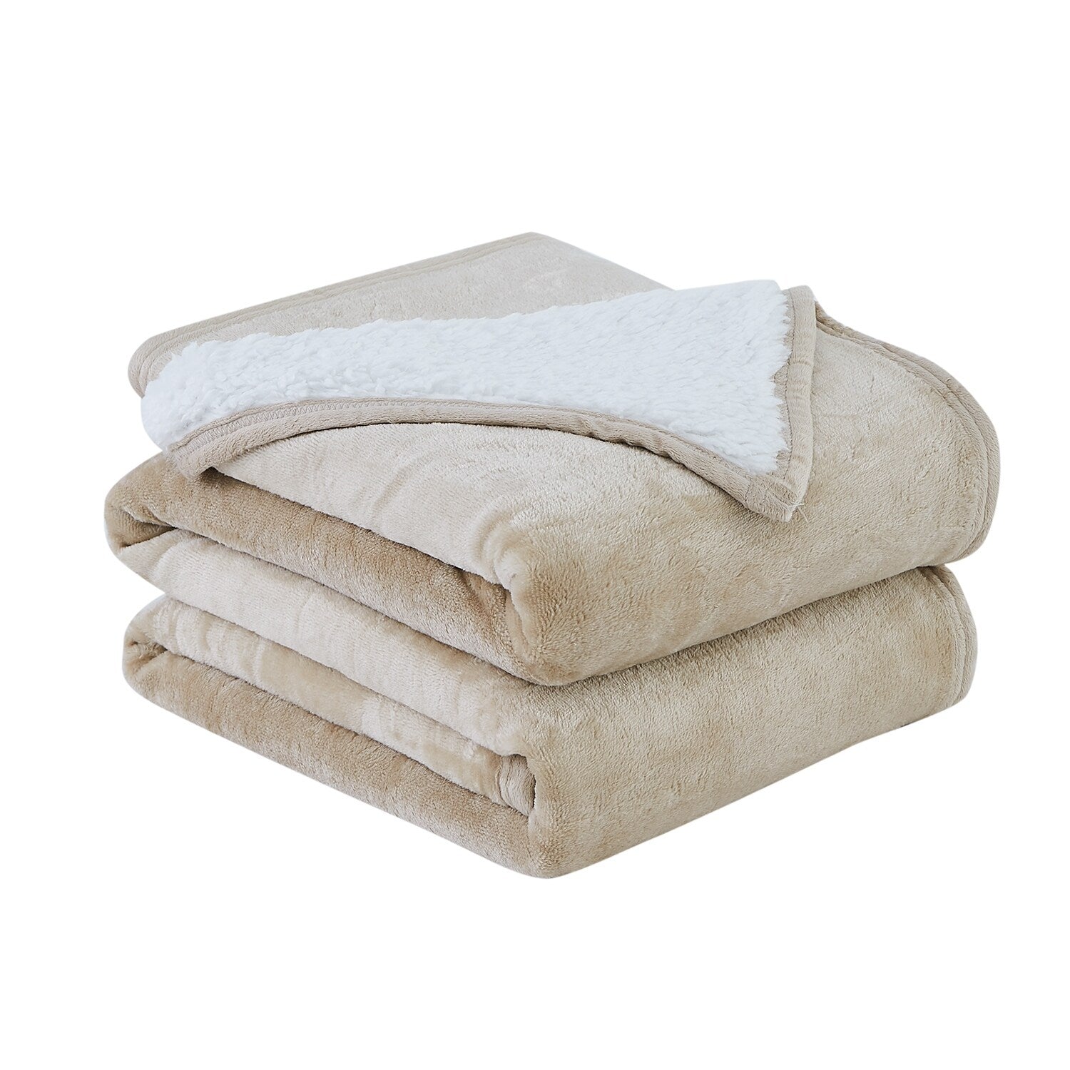 Southshore Fine Linens Reversible Sherpa Fleece Blanket