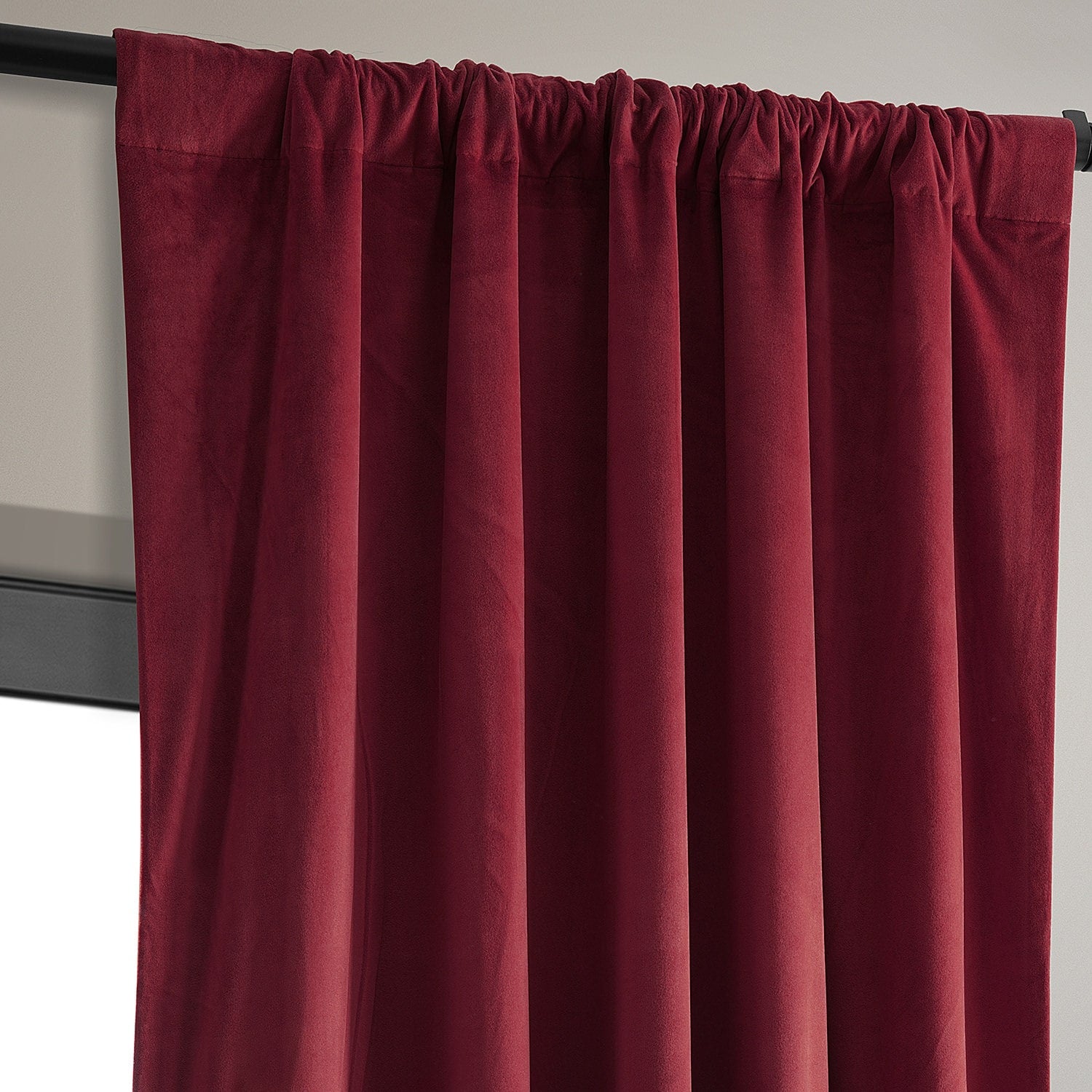 Exclusive Fabrics Signature Blackout Velvet Curtain (1 Panel)