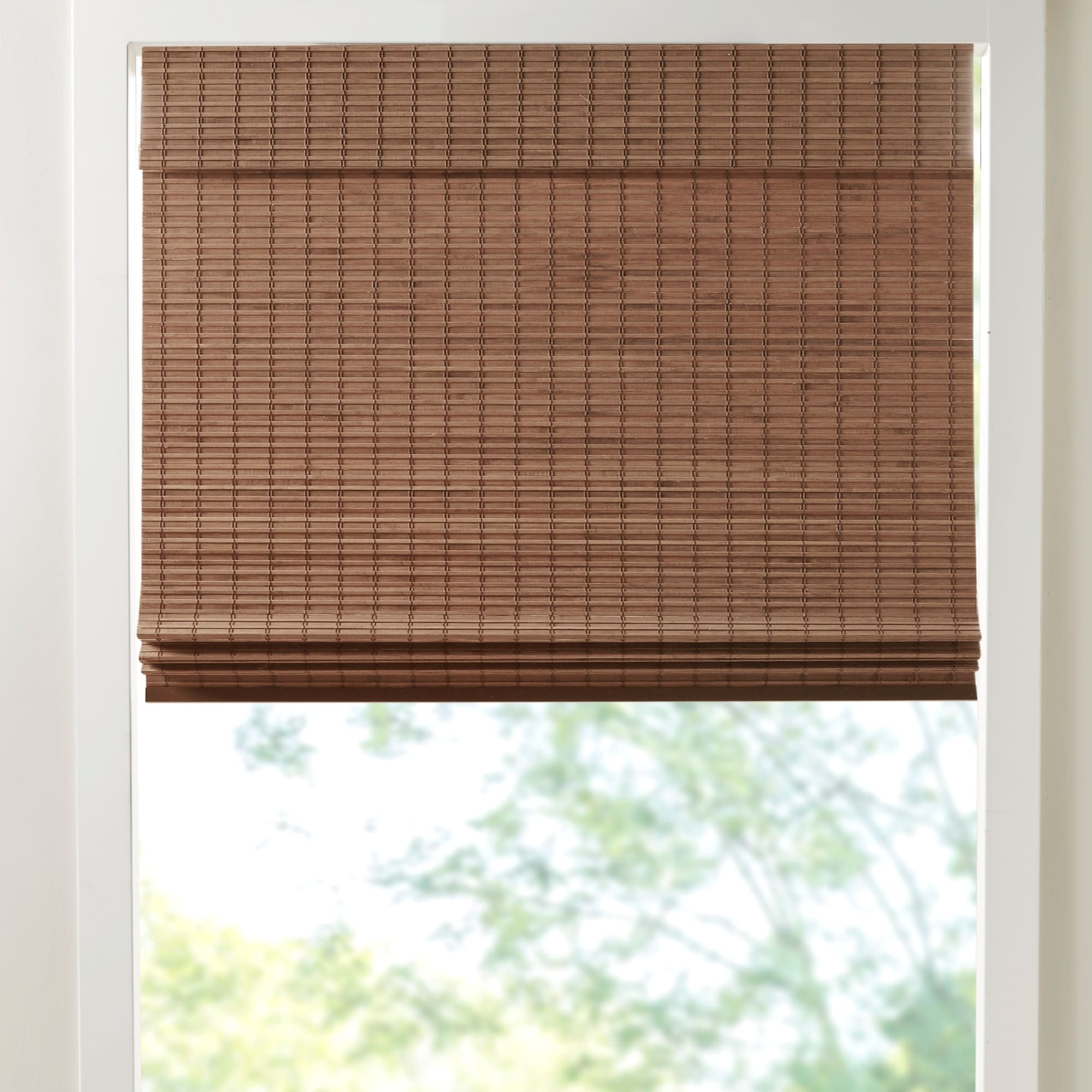 Madison Park Lyndon Bamboo Light Filtering Roman Shade