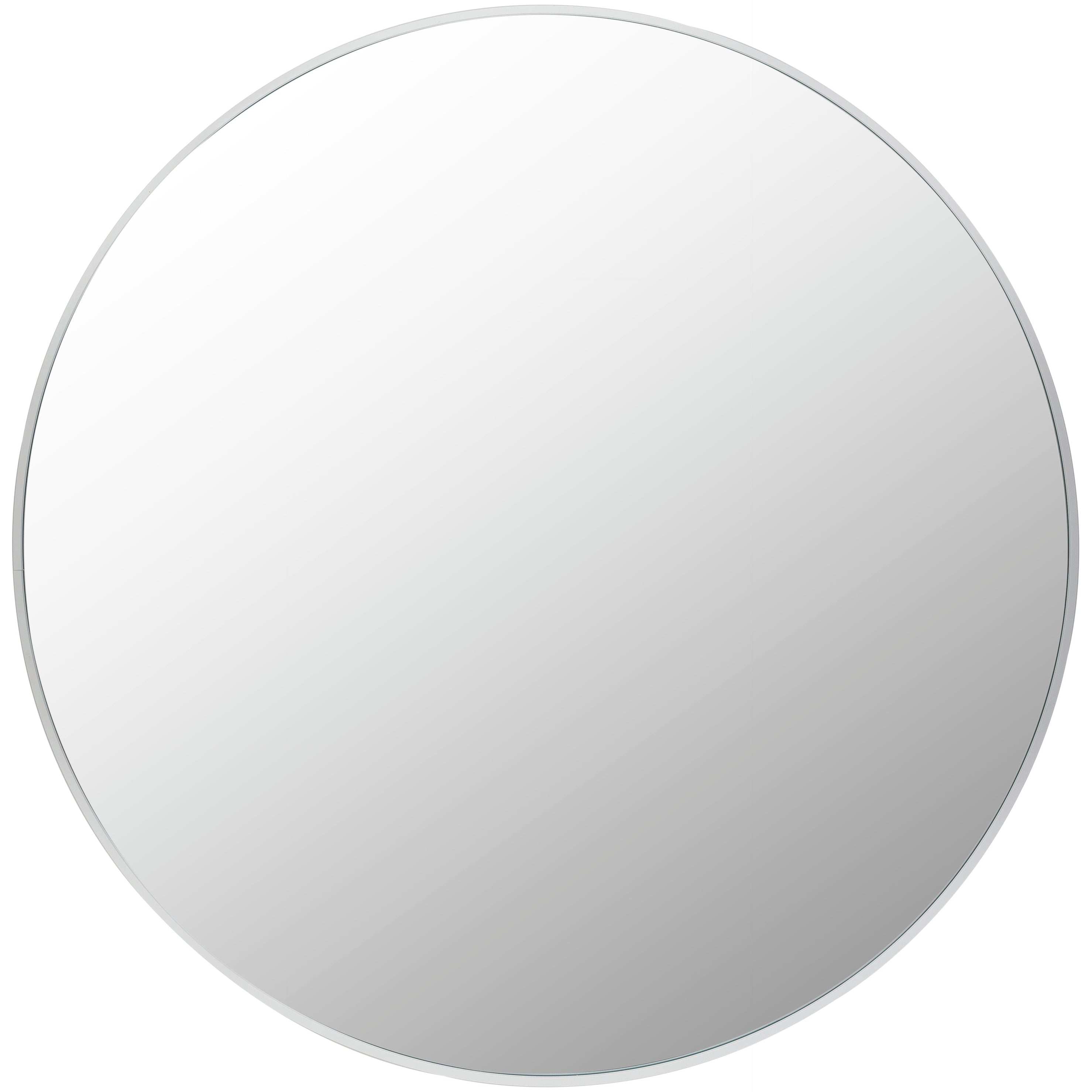 Livabliss Aranya Modern Aluminum Round Circle Accent Mirror