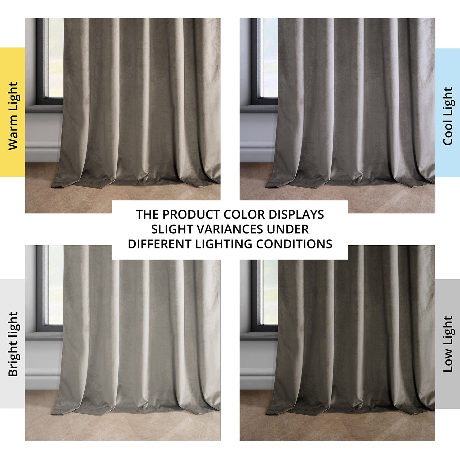 Exclusive Fabrics Heritage Plush Velvet Room Darkening Curtains (1 Panel) Luxury Velvet Curtains for Bedroom & Living Room.