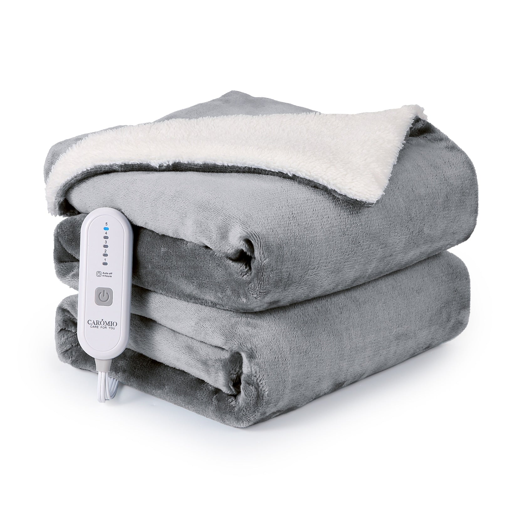 Heated Blanket Electric Soft Thickened Flannel to Sherpa Fast