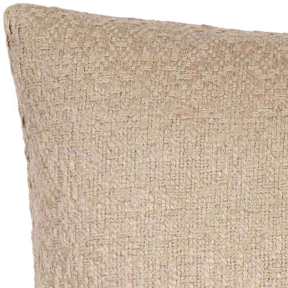 Ian Modern Solid Color Cotton Linen Throw Pillow