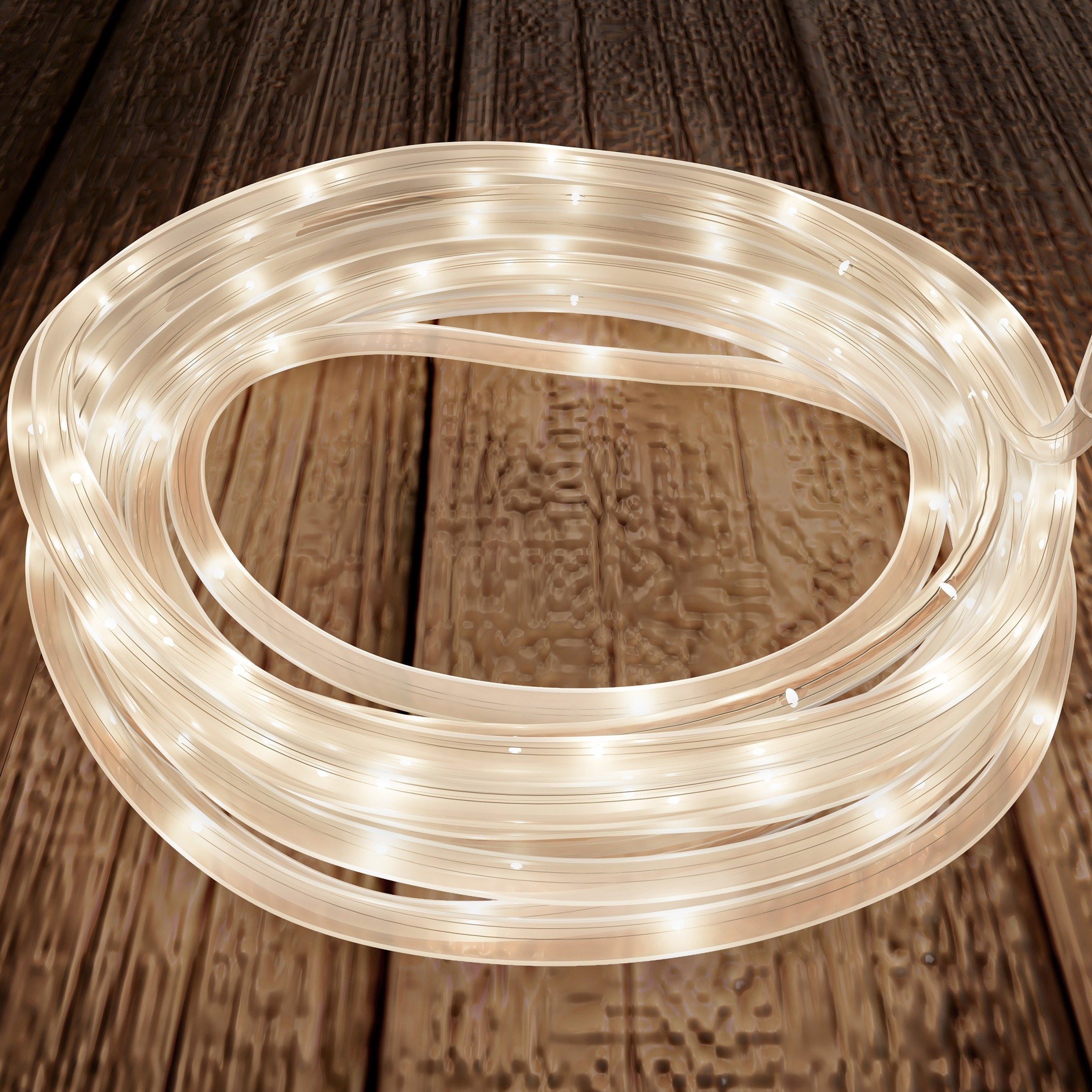 Outdoor Solar Rope Light-100 LED Lights with 8 Modes by Pure Garden - 38.65 ft