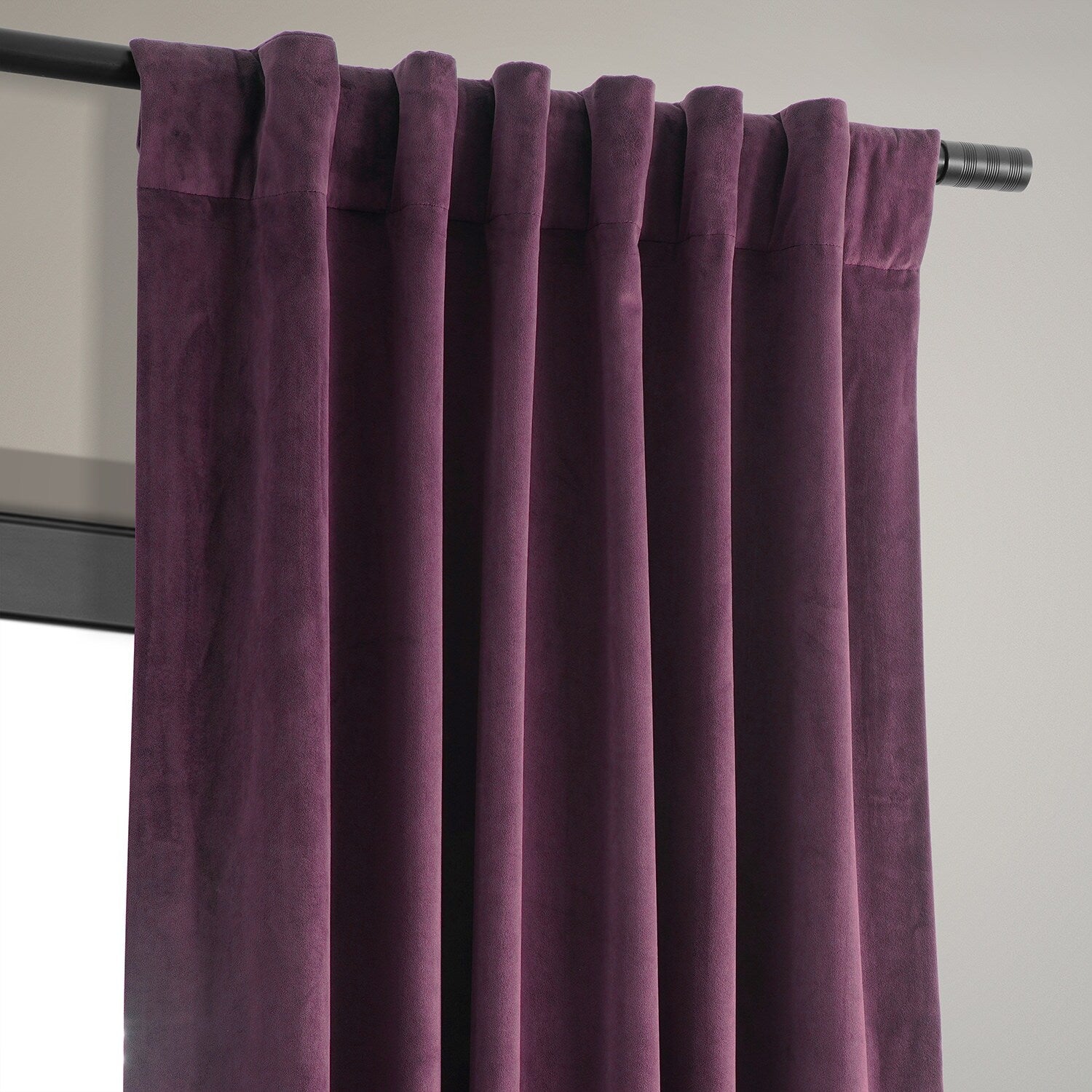 Exclusive Fabrics Signature Blackout Velvet Curtain (1 Panel)