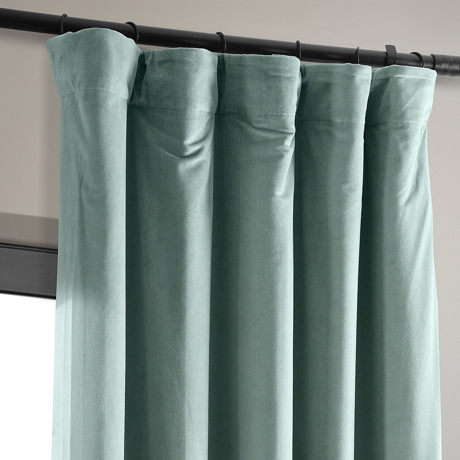 Exclusive Fabrics Signature Blackout Velvet Curtain (1 Panel)