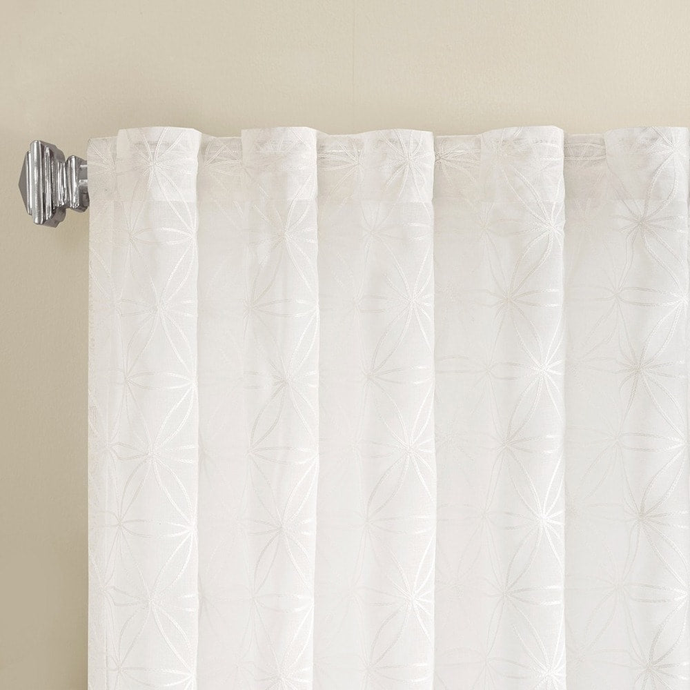 Lightweight Sheer Embroidered Curtains