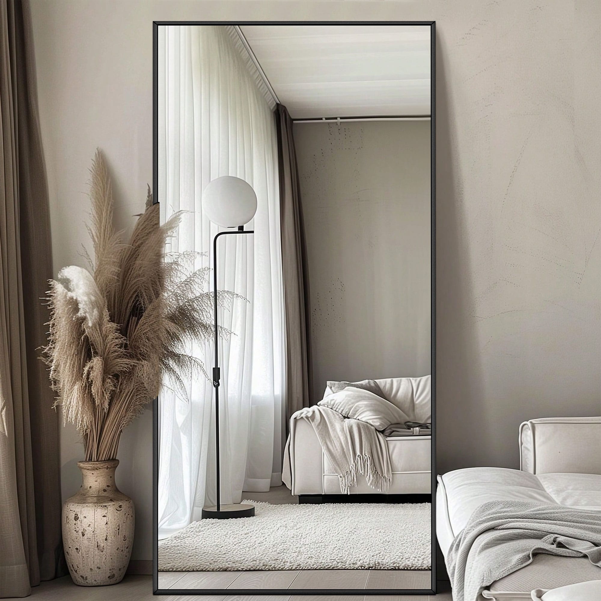 Modern Full Length Floor Mirror Freestanding Mirror