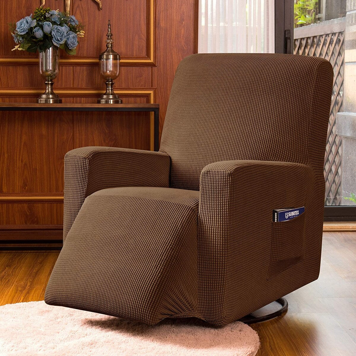 Subrtex Stretch Recliner Silpcover Jacquard Lazy Boy Chair Covers