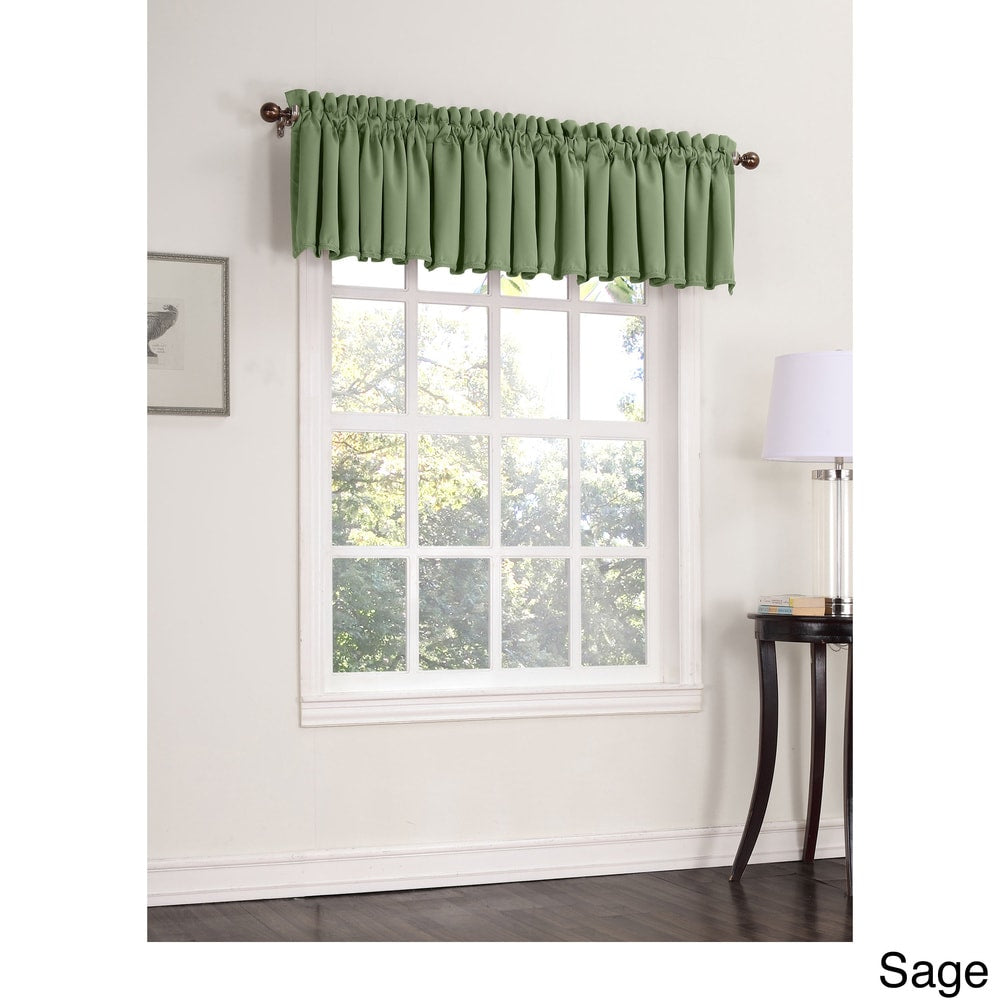 Porch & Den Inez Room Darkening Window Valance - 54 x 18