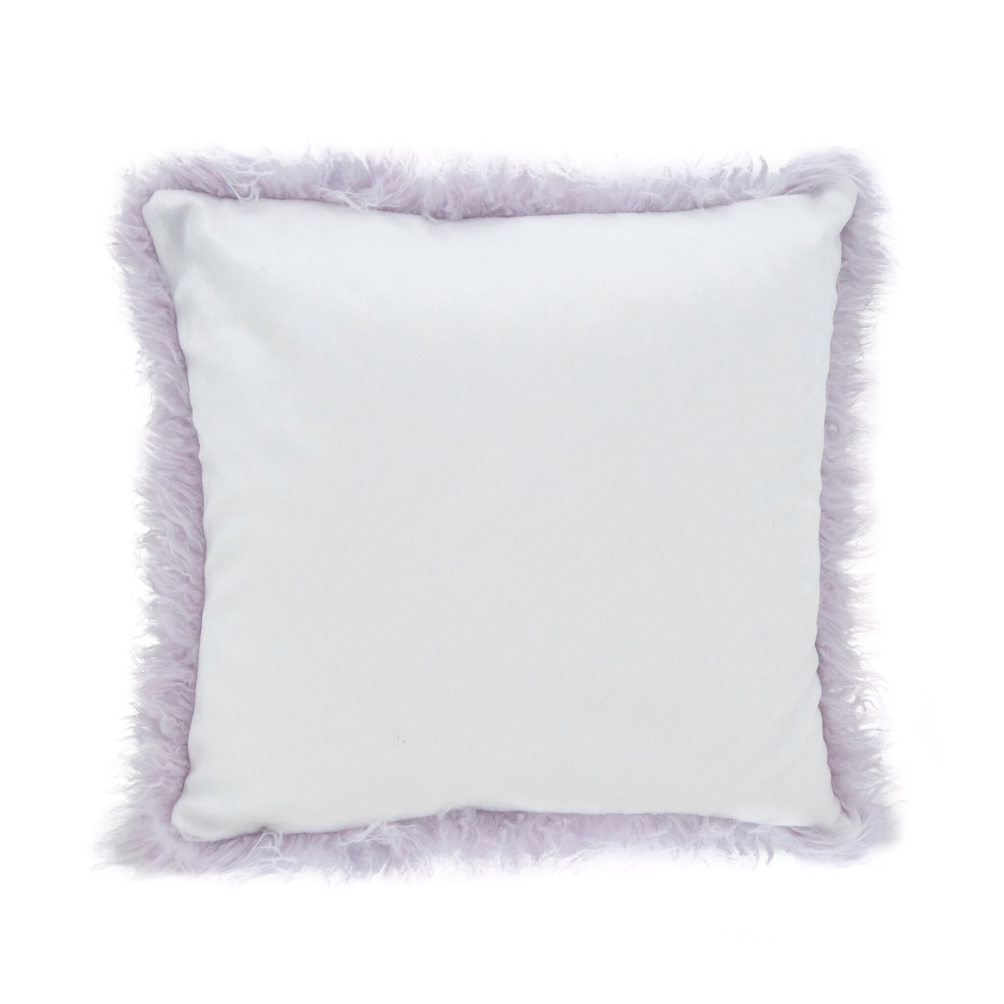 Mongolian Shaggy Faux Fur Throw Pillow