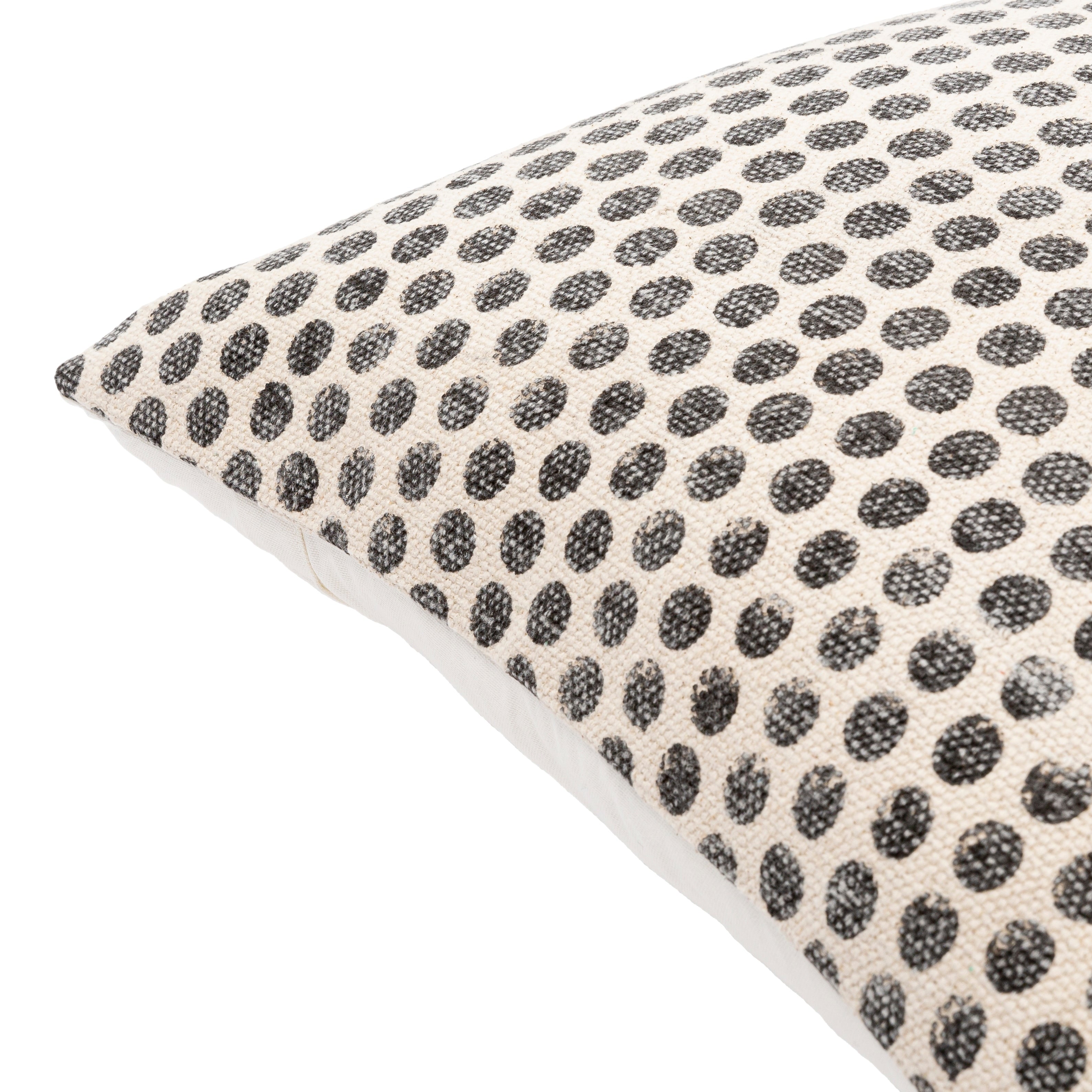 Faizah Block Print Dotted Cotton Throw Pillow