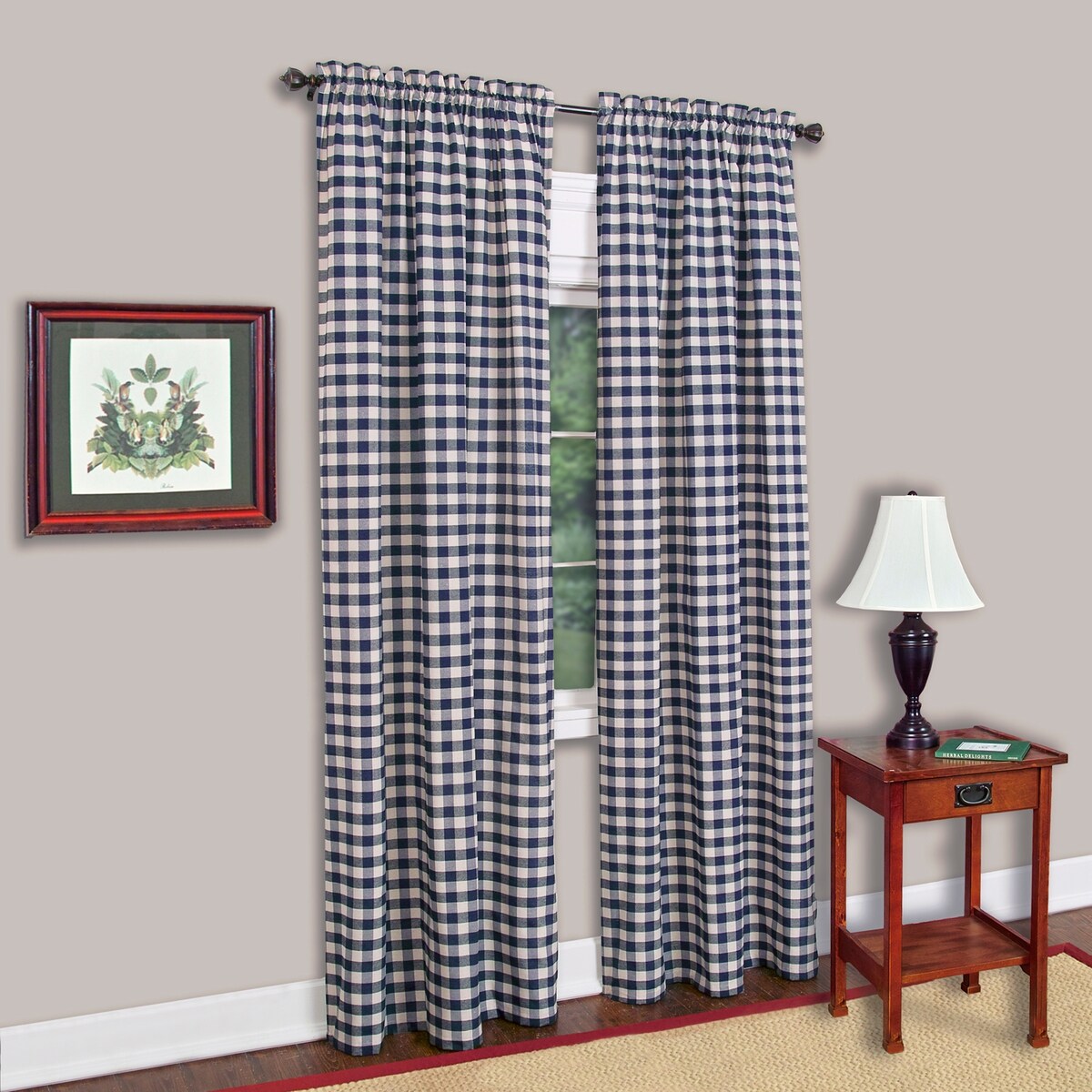 Achim Buffalo Checkered 63-inch Panel - 42 x 63