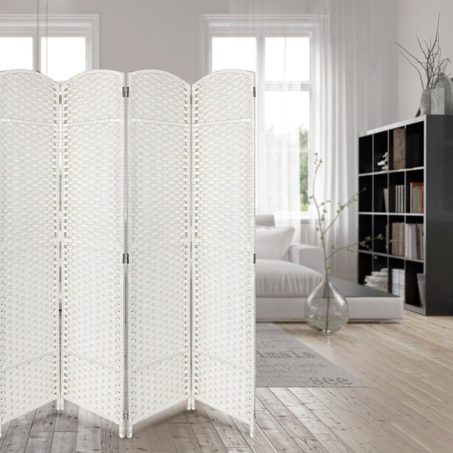 Room Divider Folding Privacy Screen Tall Partition Foldable Wall Panel