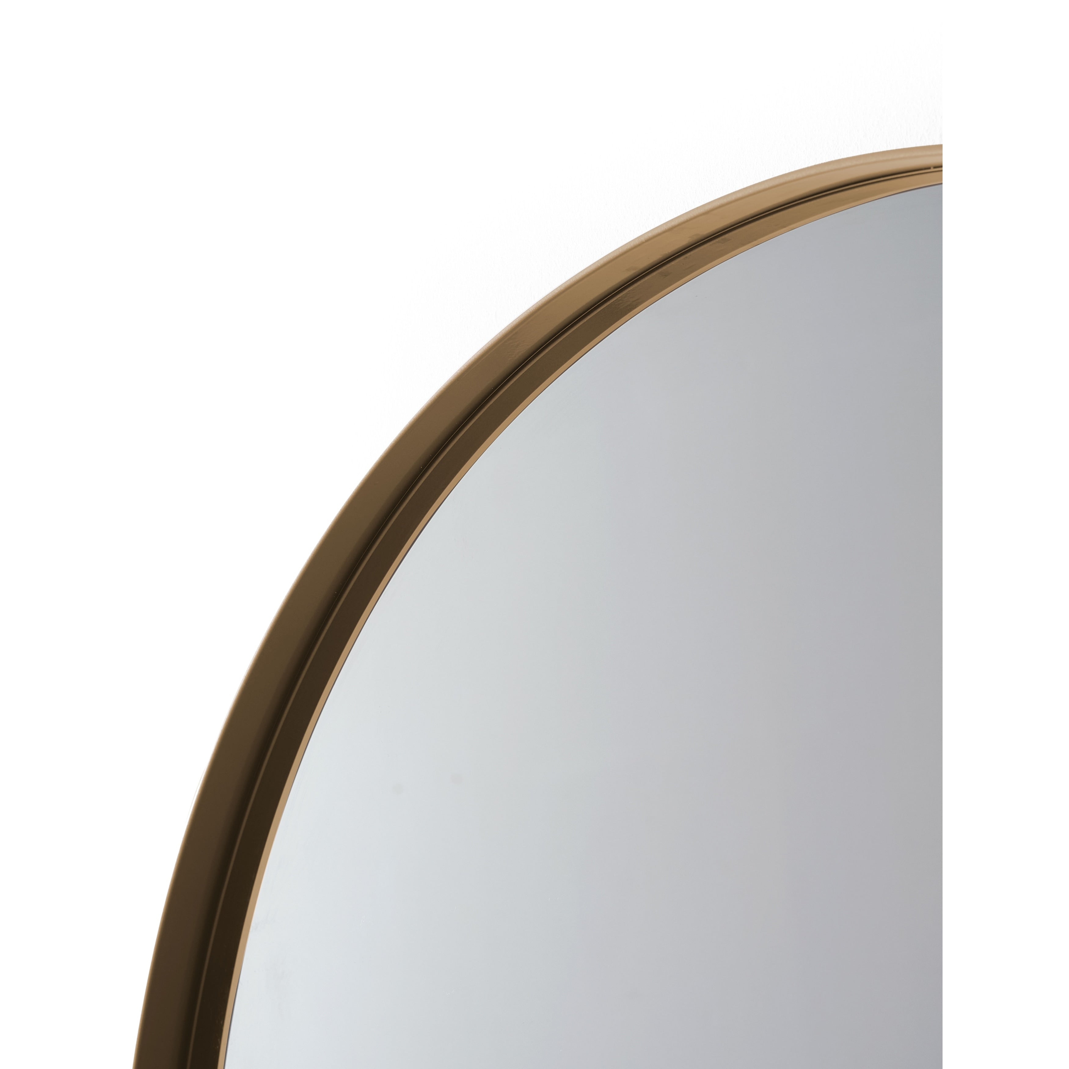 SUNBOW Gold Round Wall and Bathroom Mirror - 24