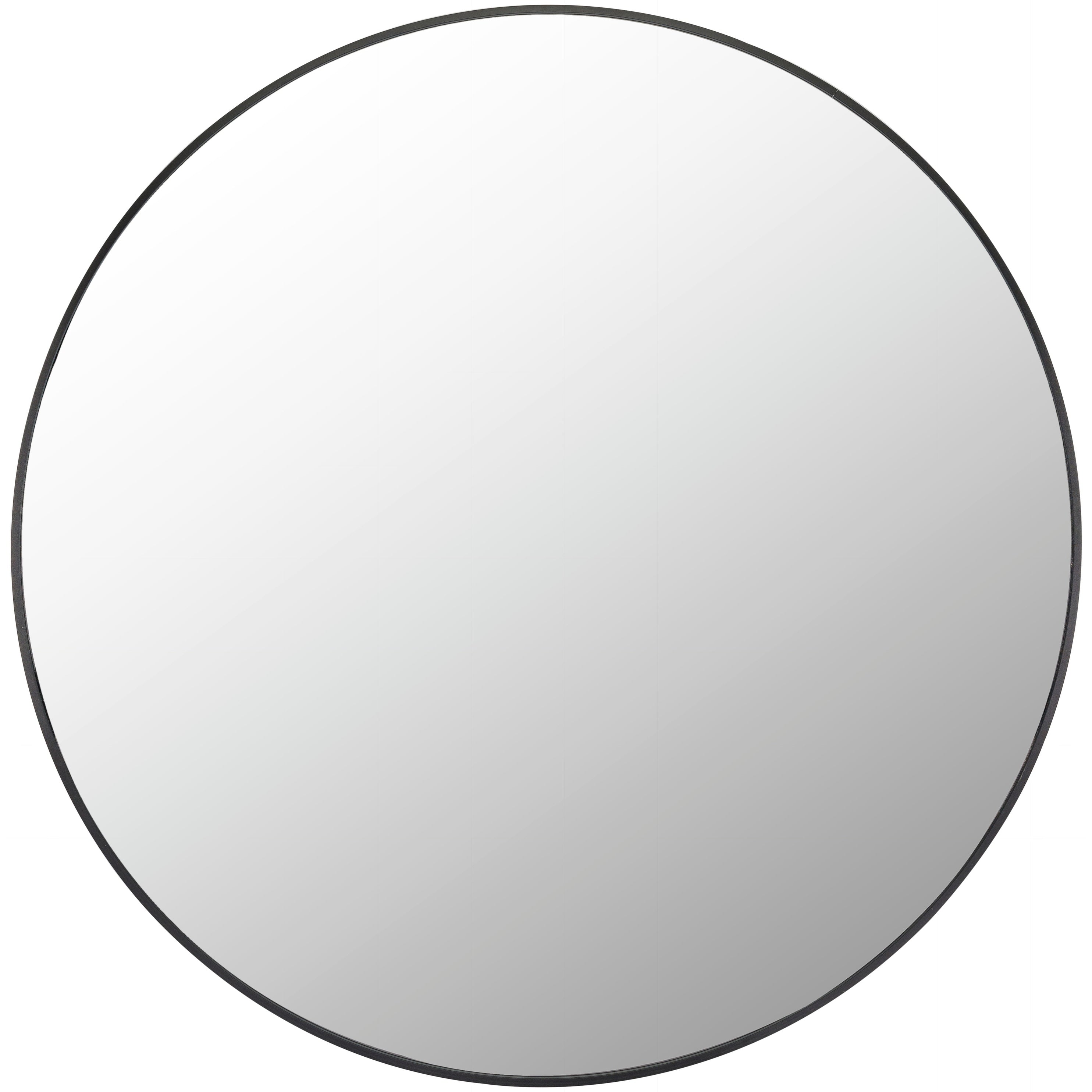 Livabliss Aranya Modern Aluminum Round Circle Accent Mirror