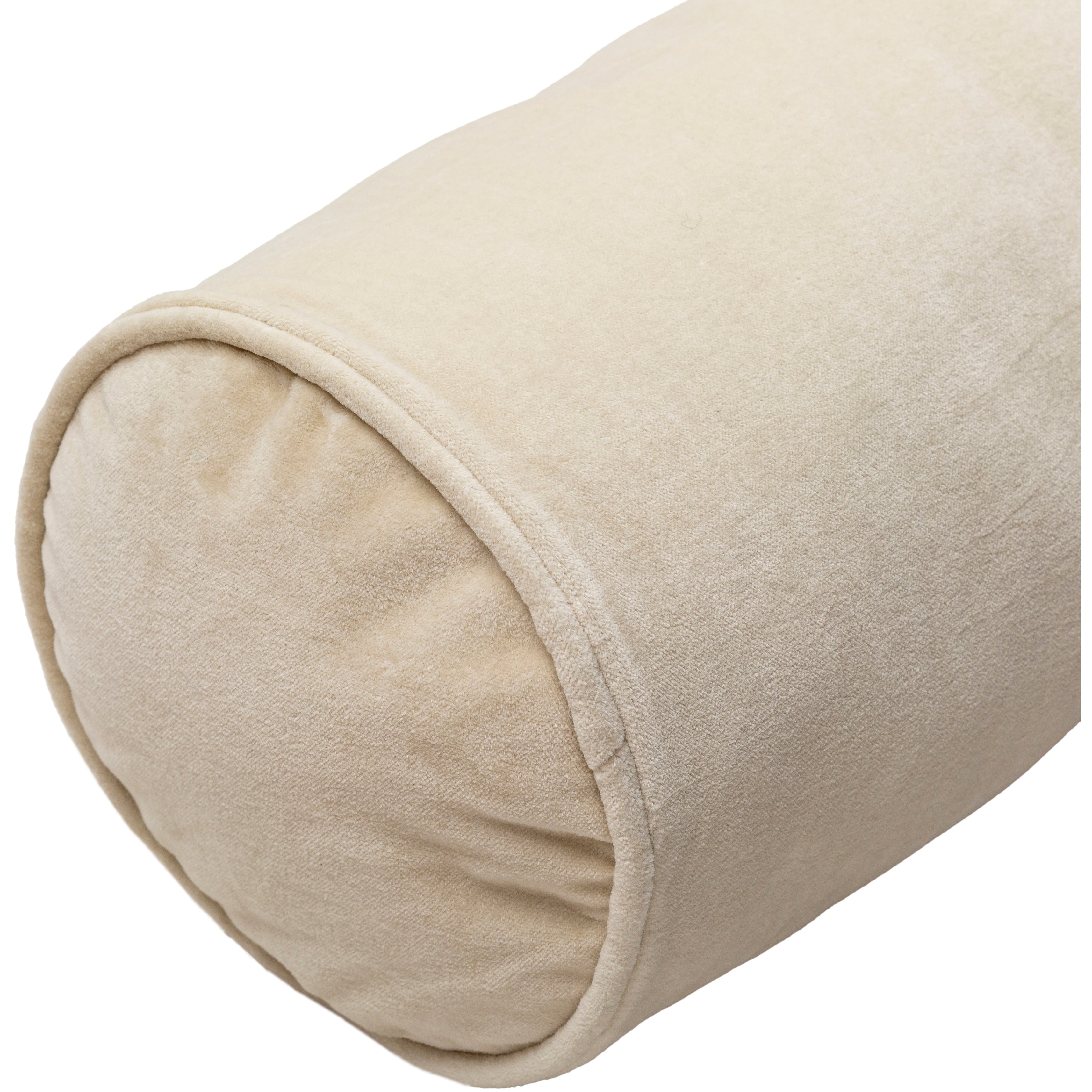 Annette Cotton Velvet Bolster Pillow