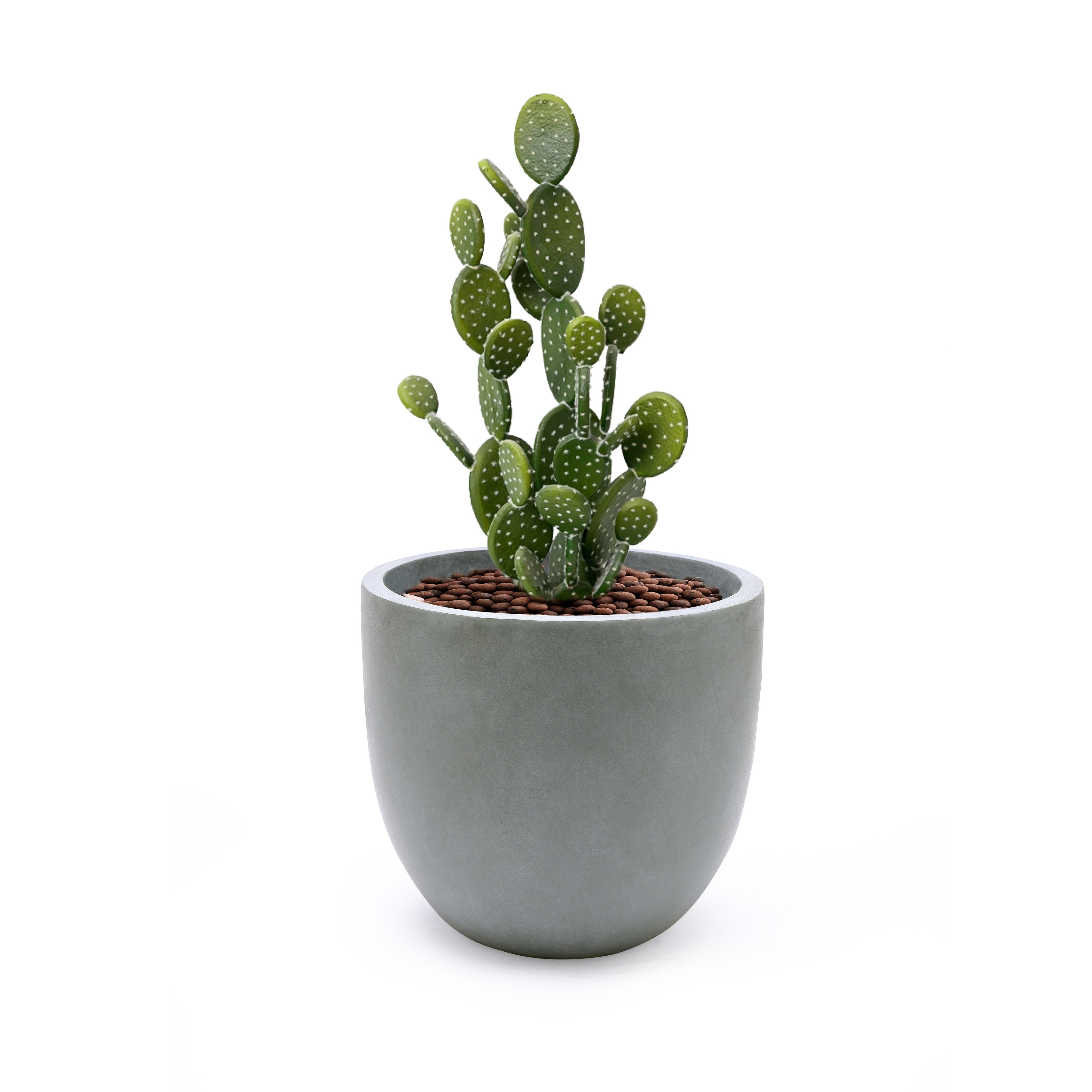 Tapered Round MgO Planter, Indoor and Outdoor