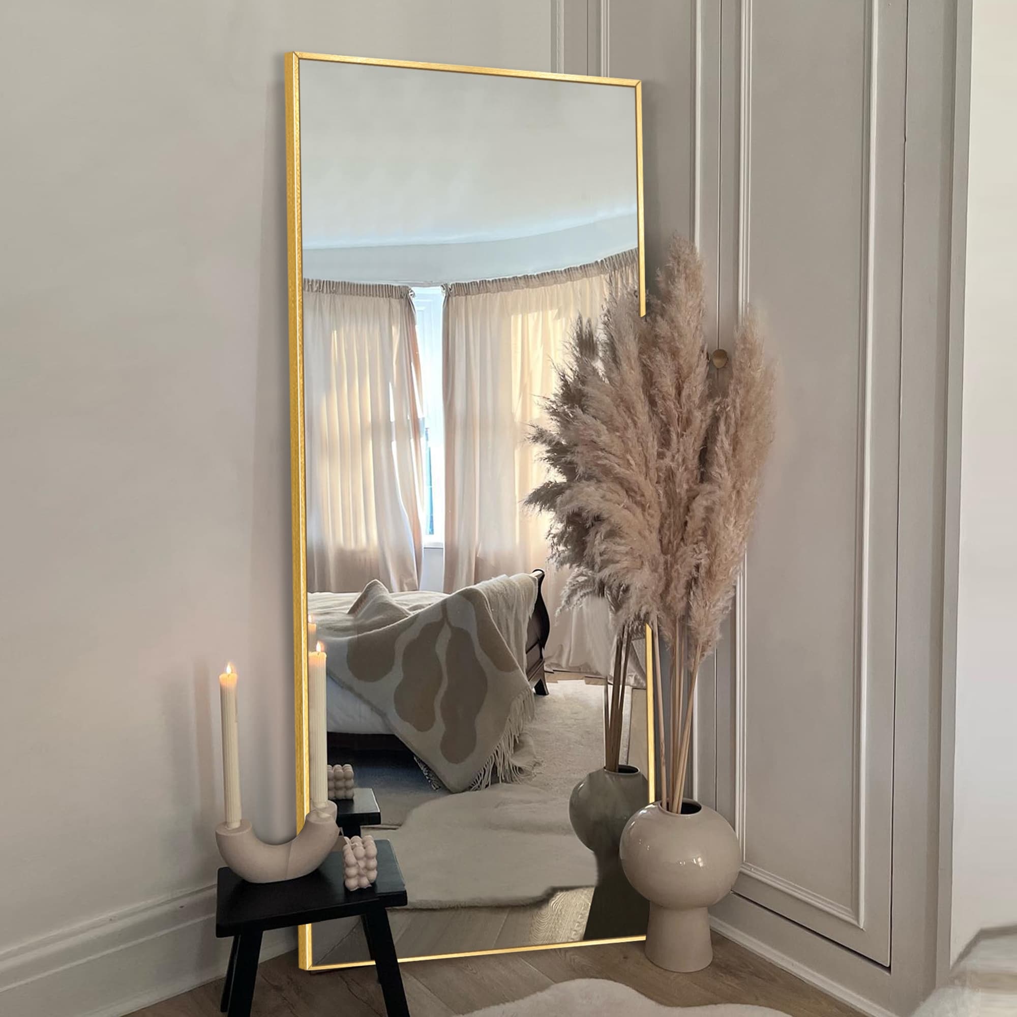 Modern Full Length Floor Mirror Freestanding Mirror