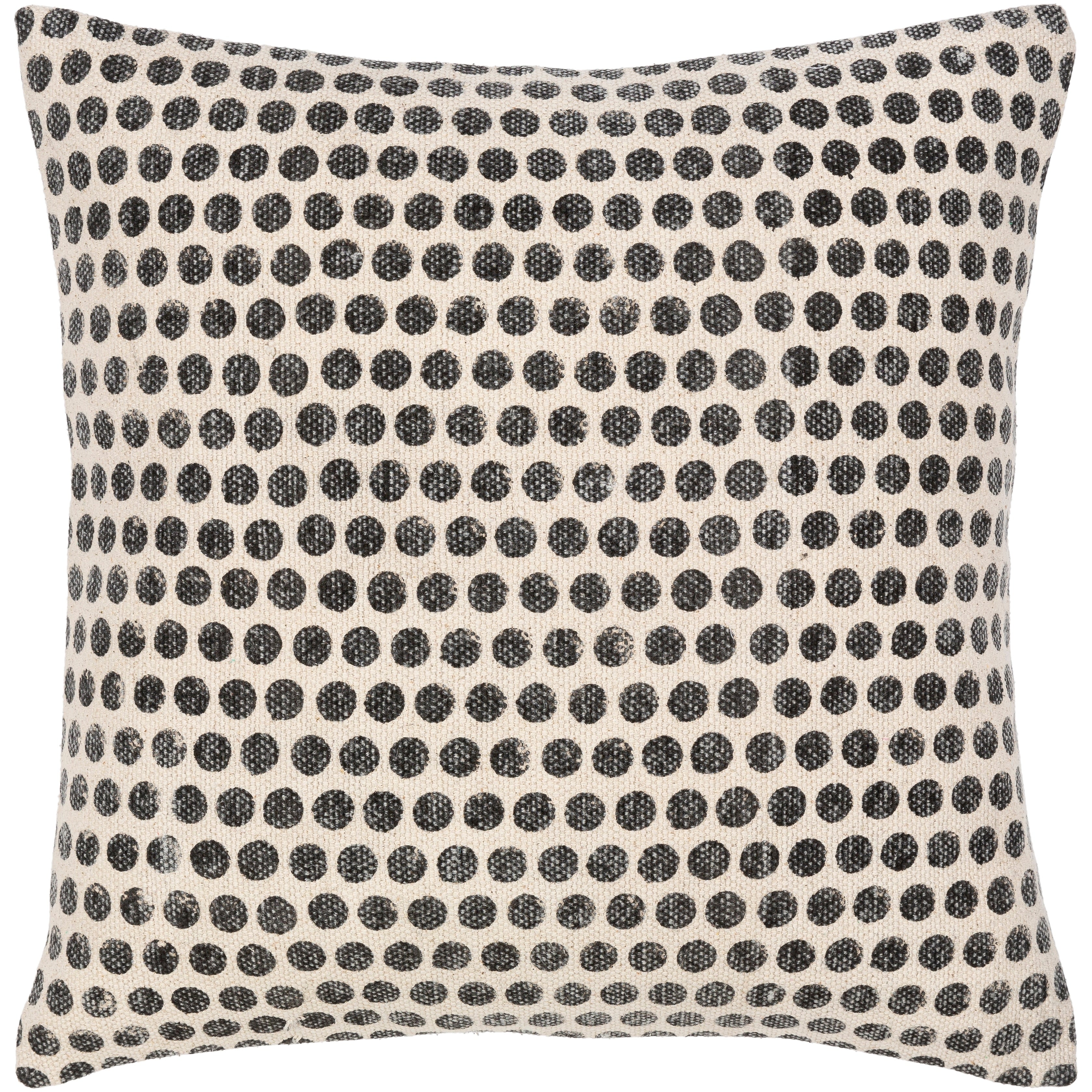 Faizah Block Print Dotted Cotton Throw Pillow