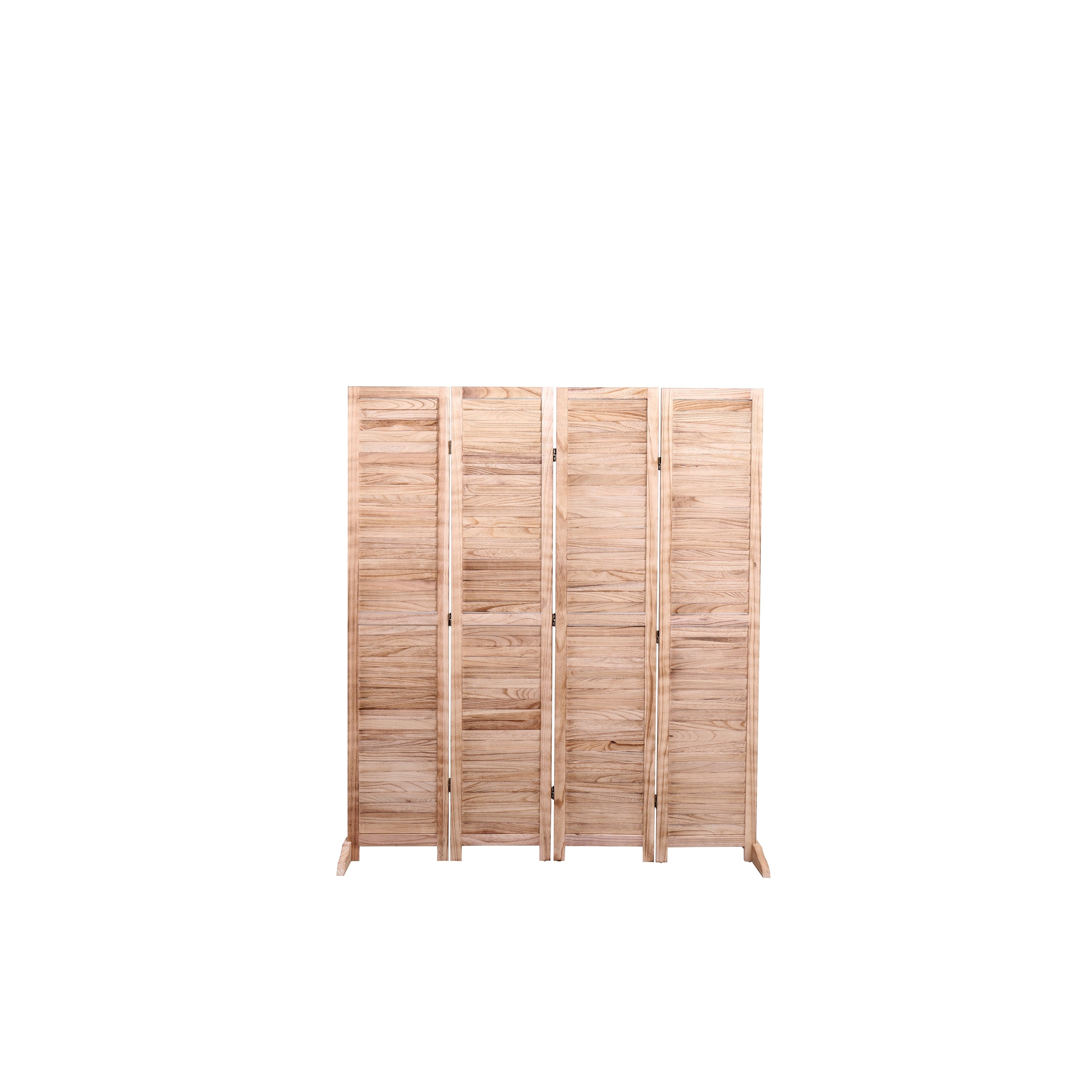 65'' H Solid Wood Folding Room Divider