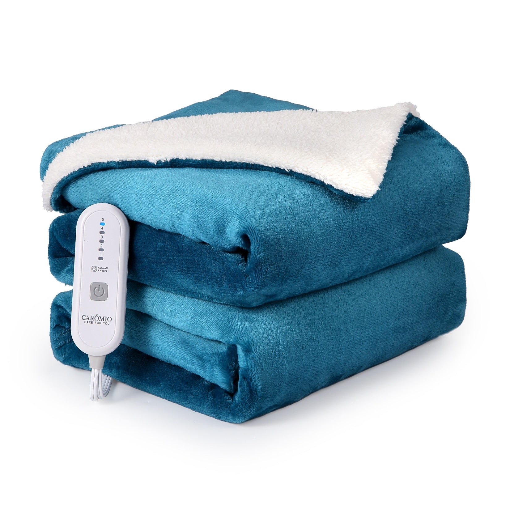 Heated Blanket Electric Soft Thickened Flannel to Sherpa Fast