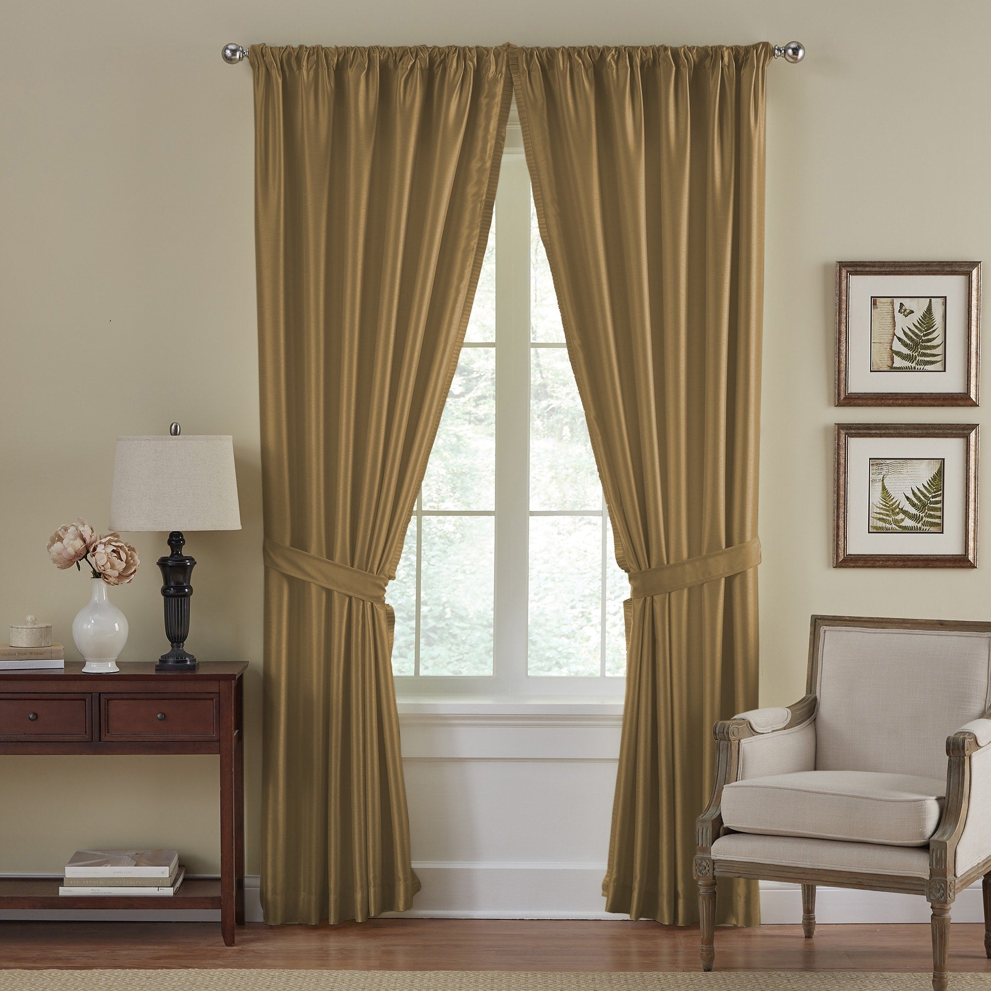 Elrene Versailles Pleated Blackout Curtain Panel