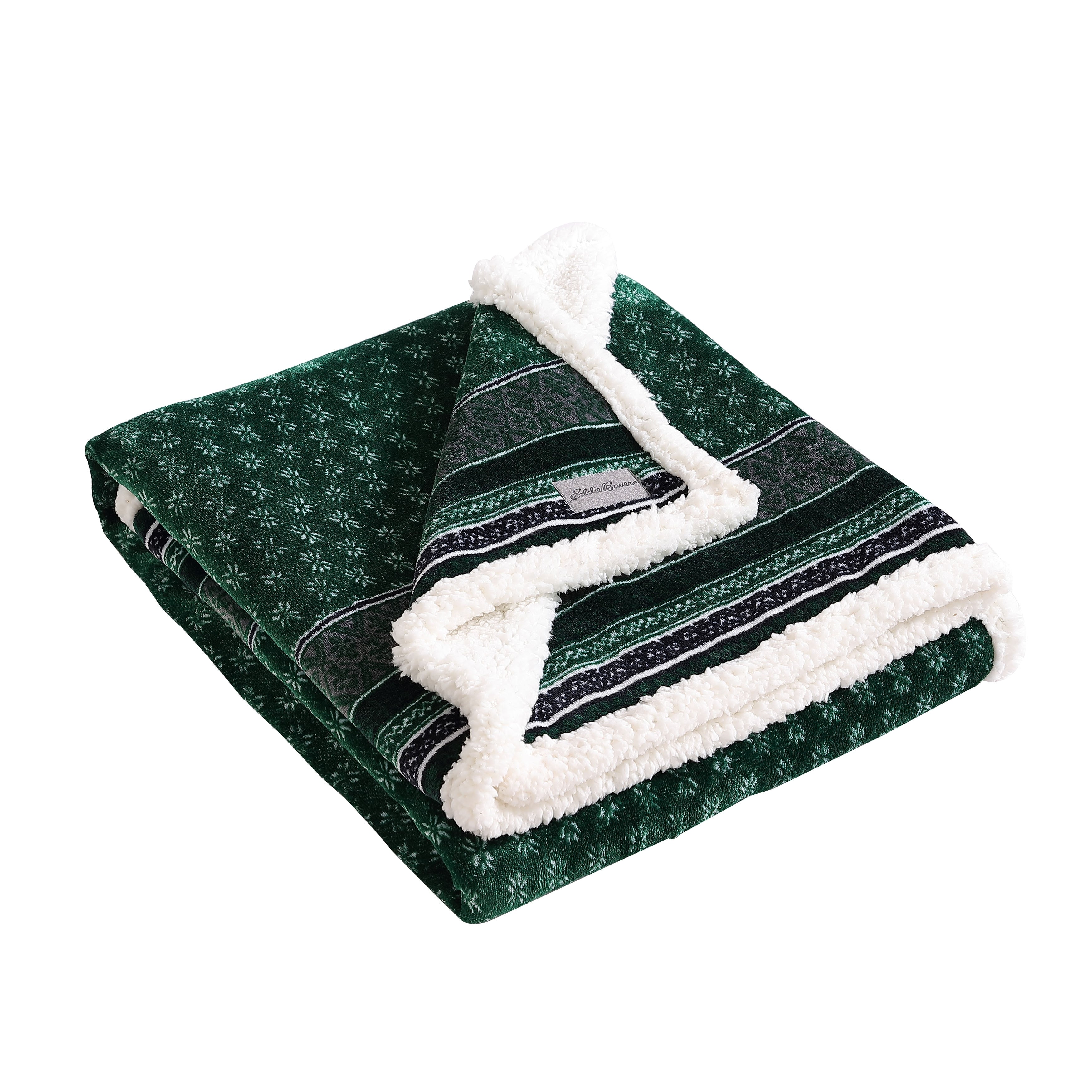 Eddie Bauer Ultra Plush Super Soft & Cozy- Reversible Throw Blankets