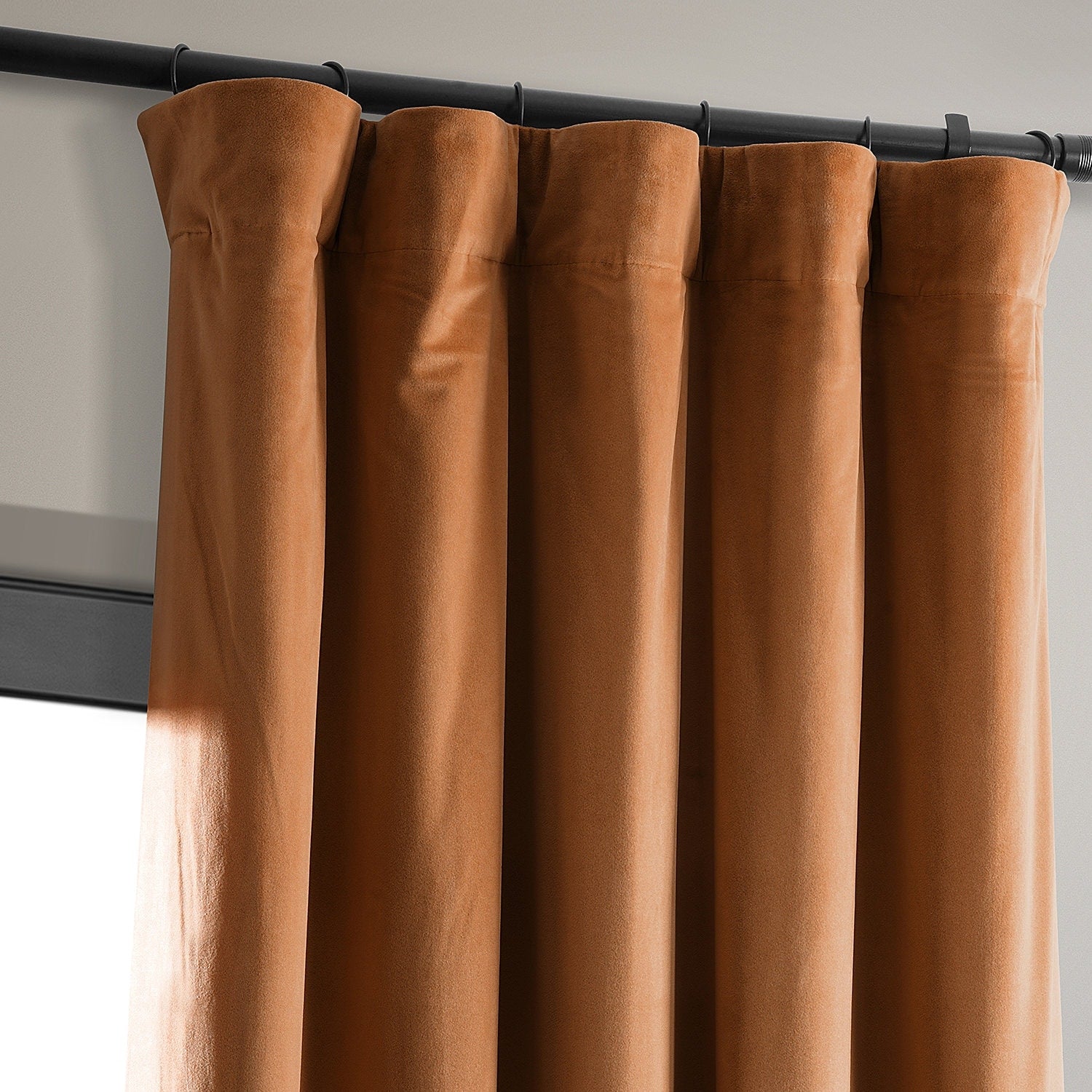 Exclusive Fabrics Signature Blackout Velvet Curtain (1 Panel)