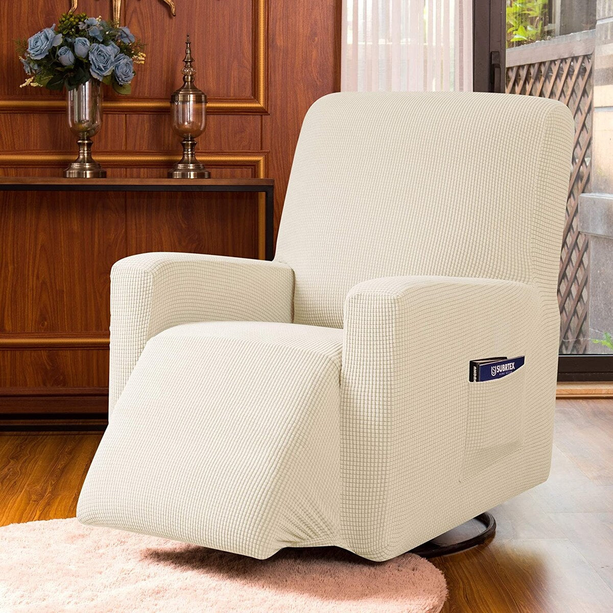 Subrtex Stretch Recliner Silpcover Jacquard Lazy Boy Chair Covers