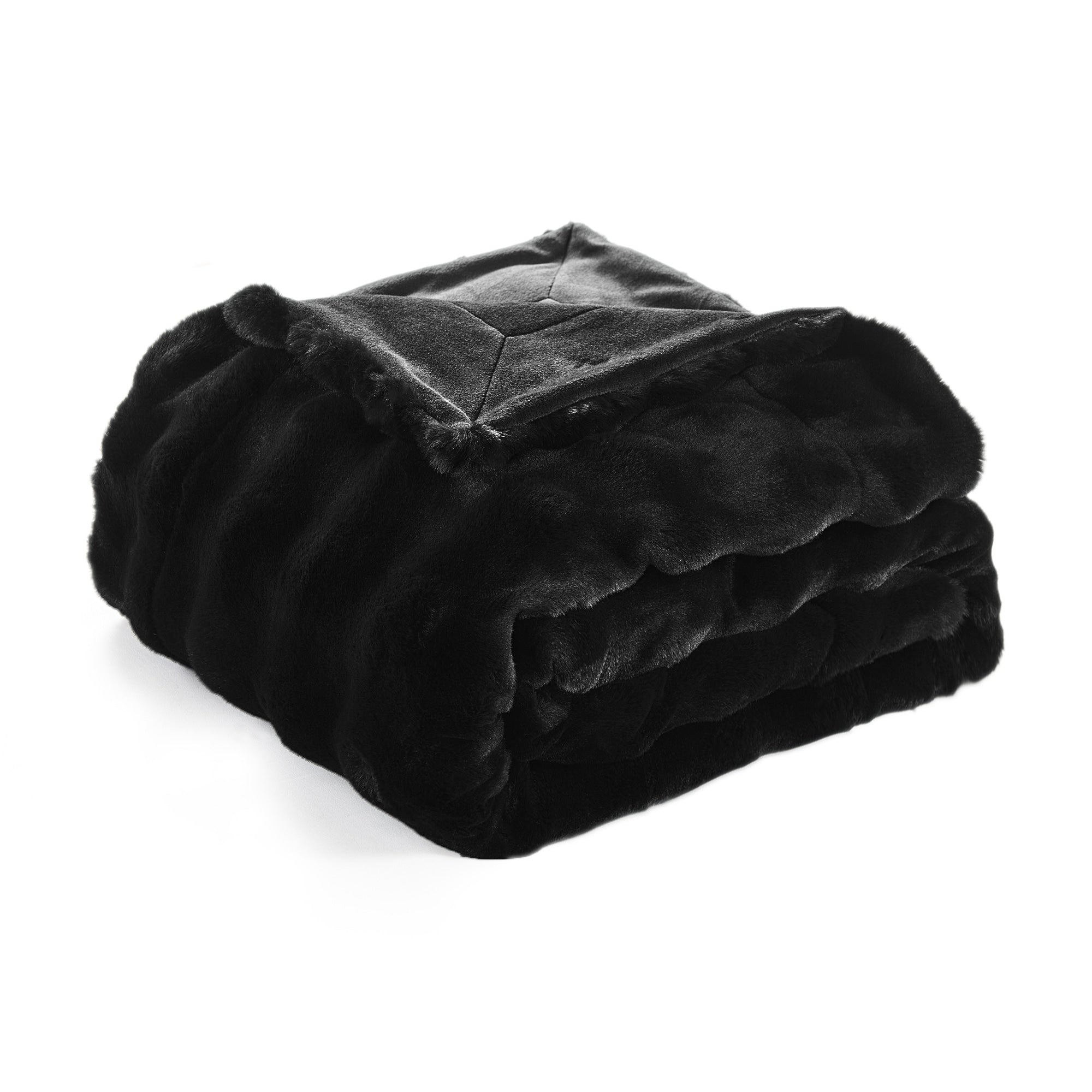 Home Soft Things Bubble Textured FauxFur Throw Cozy Soft Blankets