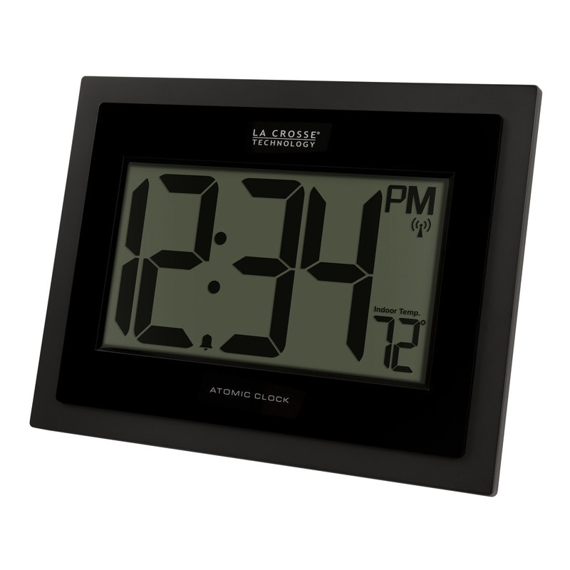 La Crosse Technology 513-54087-INT Atomic Digital Clock with Temp