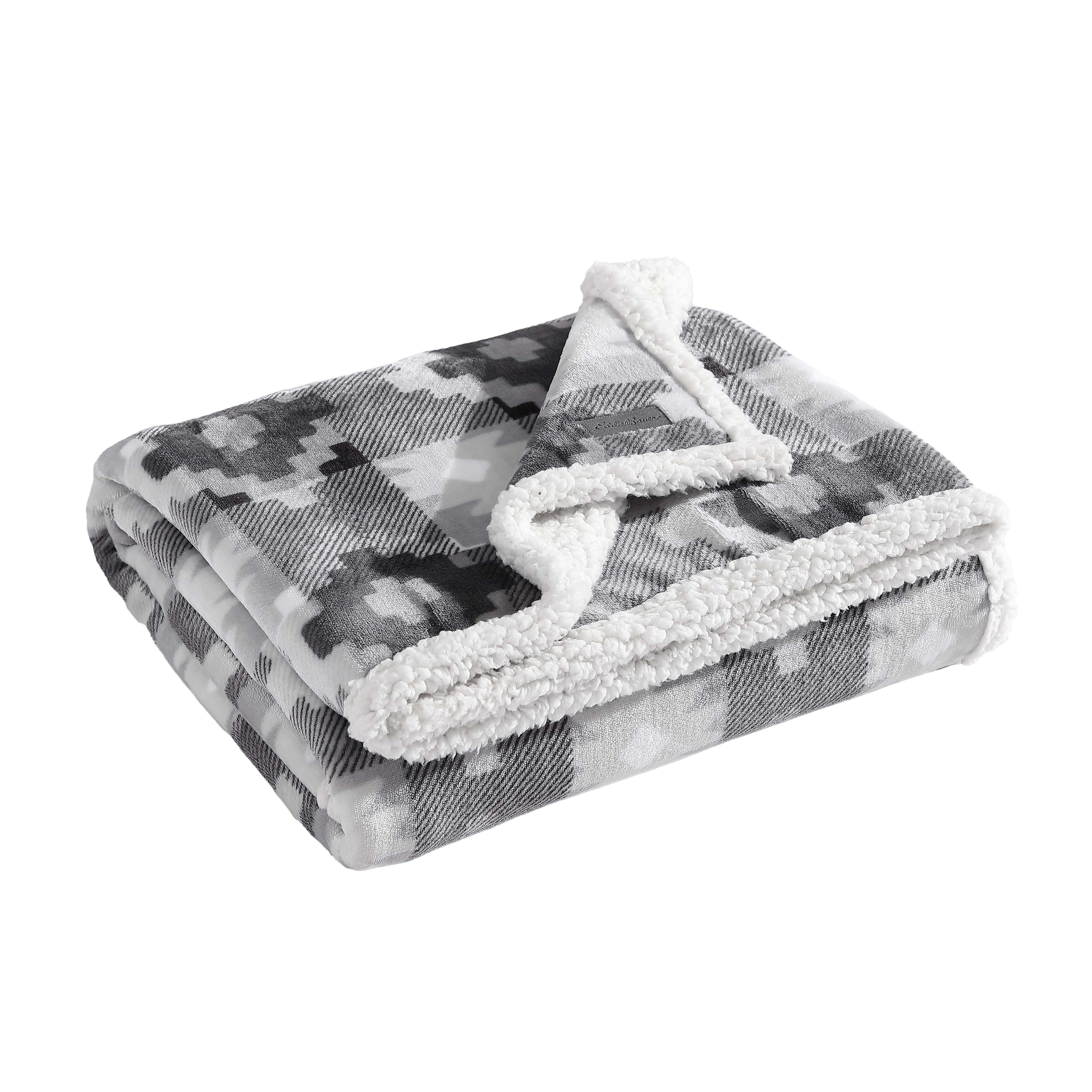 Eddie Bauer Ultra Plush Super Soft & Cozy- Reversible Throw Blankets