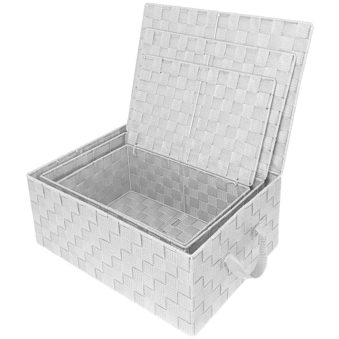 Woven Storage Basket Set - N/A