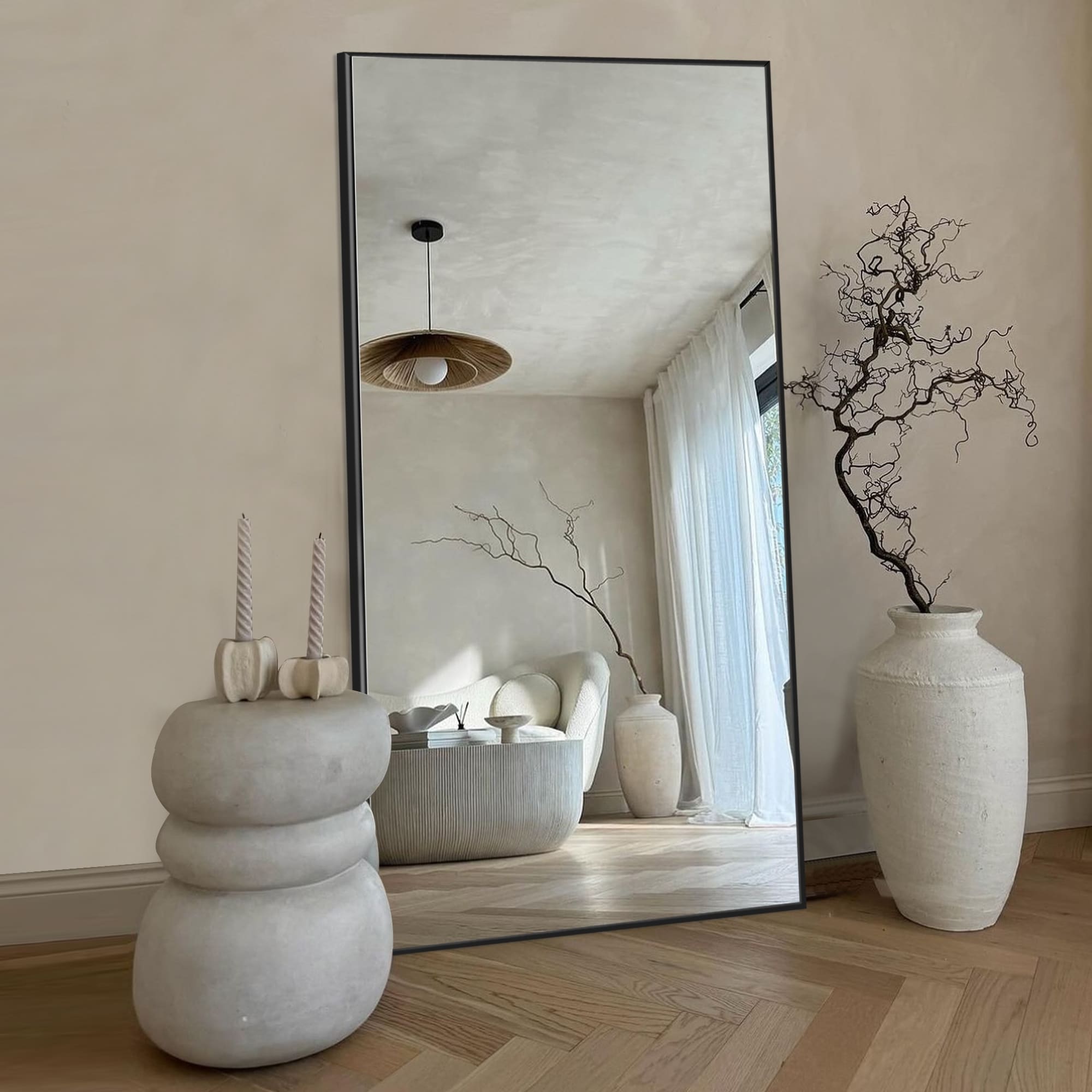 Modern Full Length Floor Mirror Freestanding Mirror