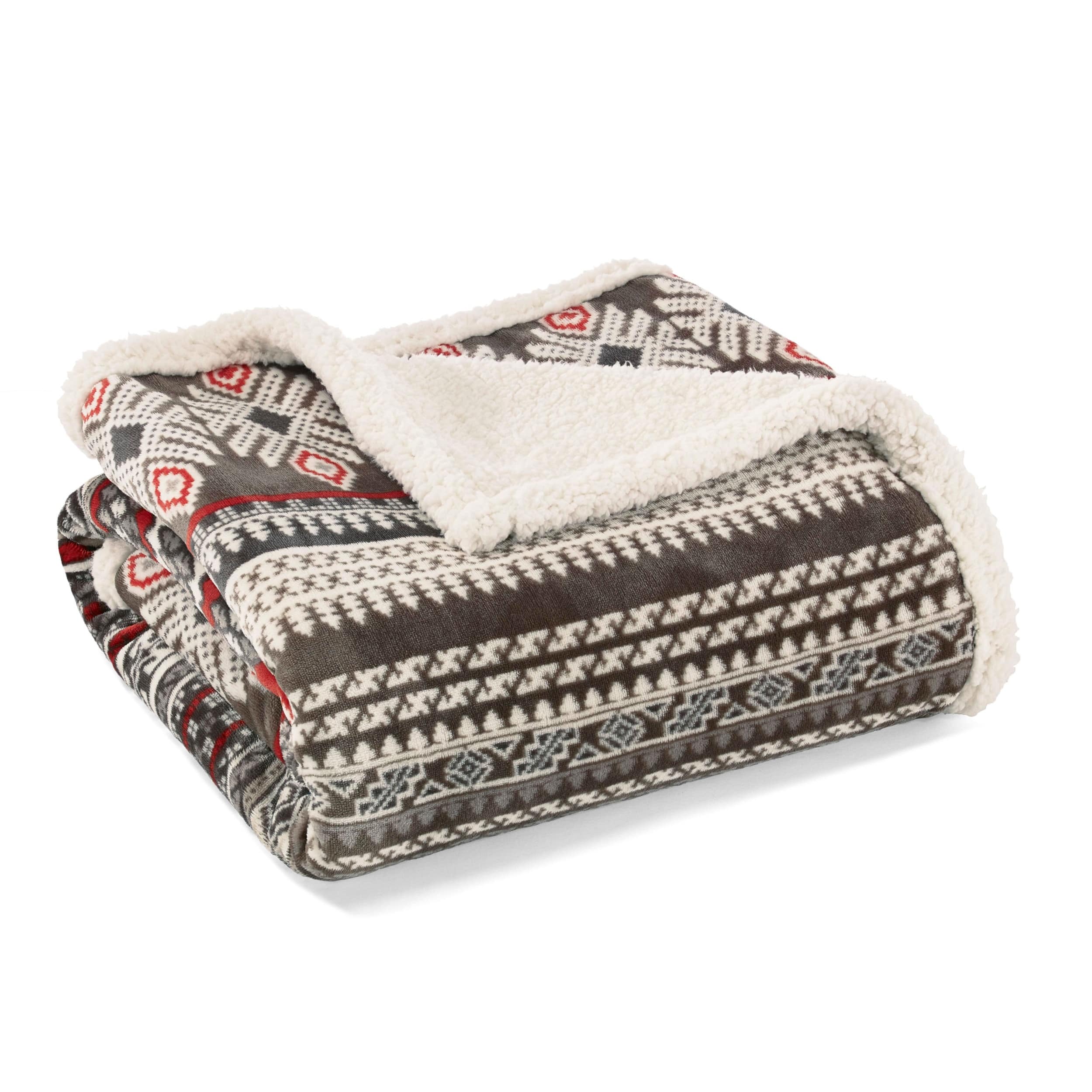 Eddie Bauer Ultra Plush Super Soft & Cozy- Reversible Throw Blankets