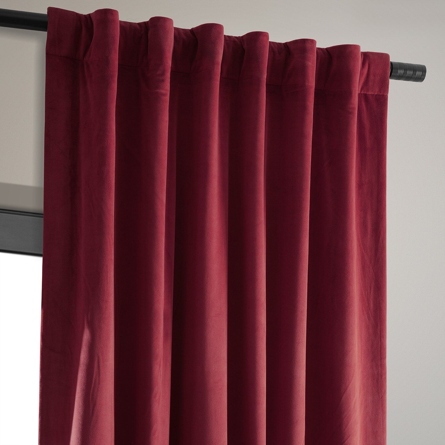 Exclusive Fabrics Signature Blackout Velvet Curtain (1 Panel)