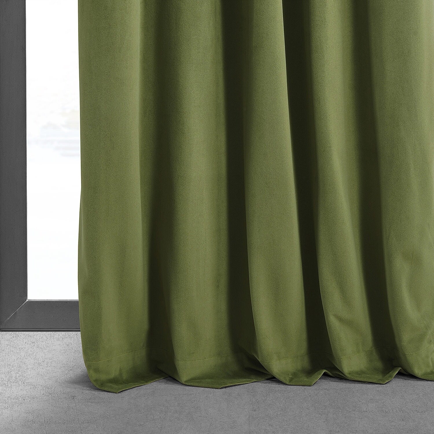 Exclusive Fabrics Signature Blackout Velvet Curtain (1 Panel)