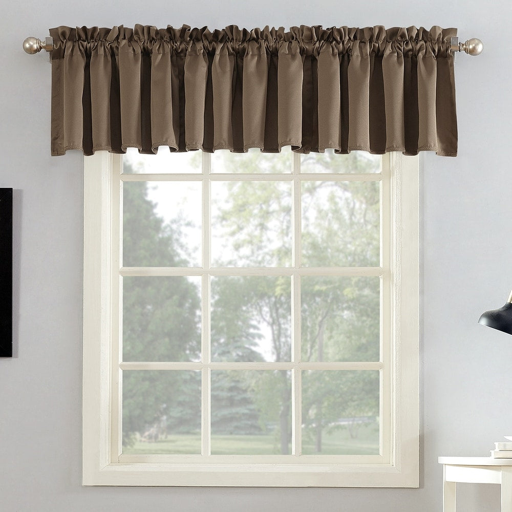 Porch & Den Inez Room Darkening Window Valance - 54 x 18