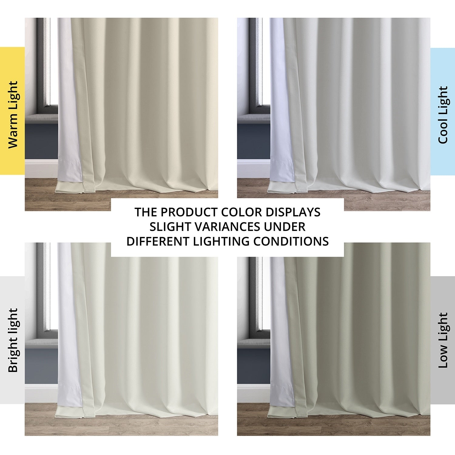 Exclusive Fabrics Faux Linen 100% Blackout Curtains Heat and Light Blocking - (1 Panel)