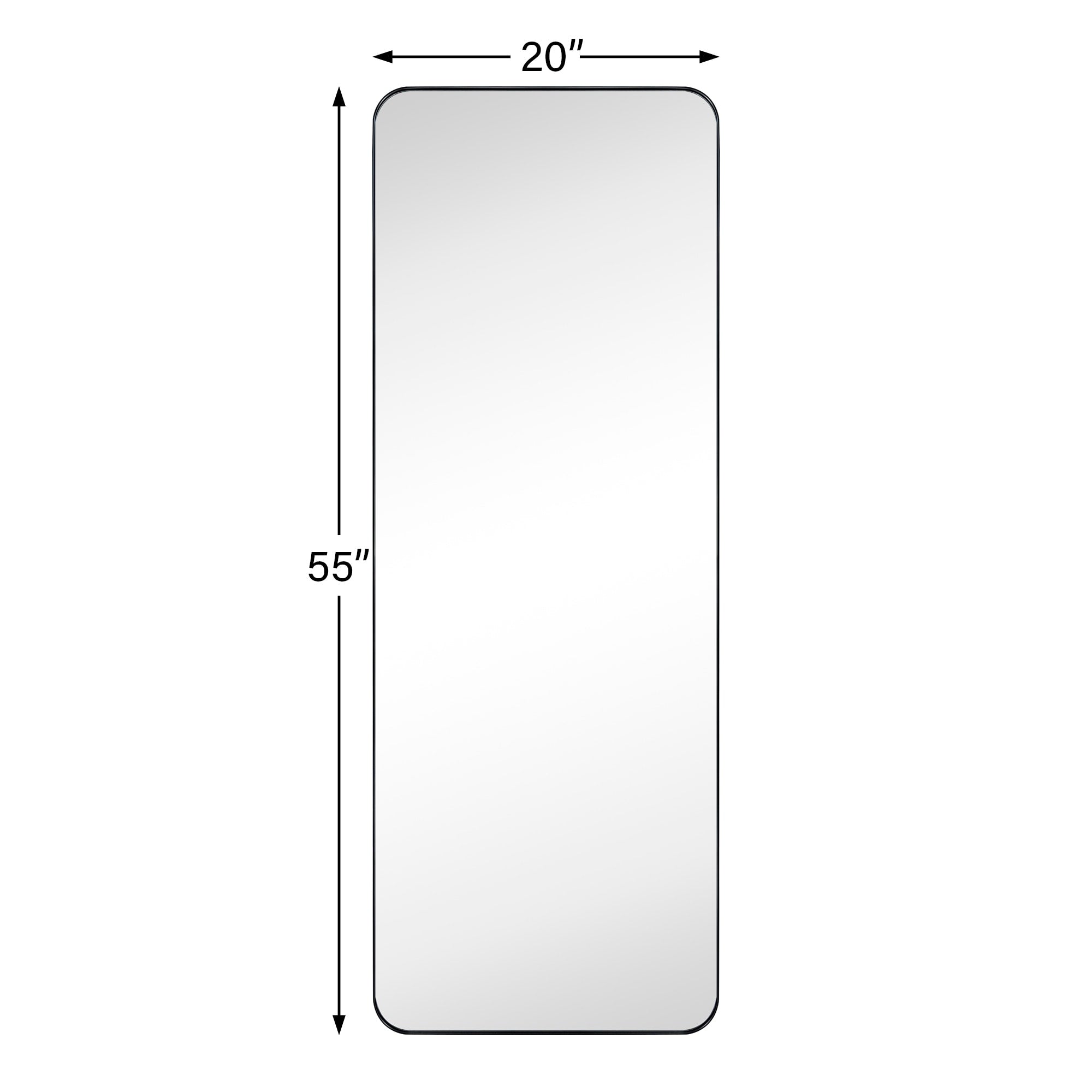 TEHOME Kengston Modern & Contemporary Rectangular Bathroom Vanity Mirror