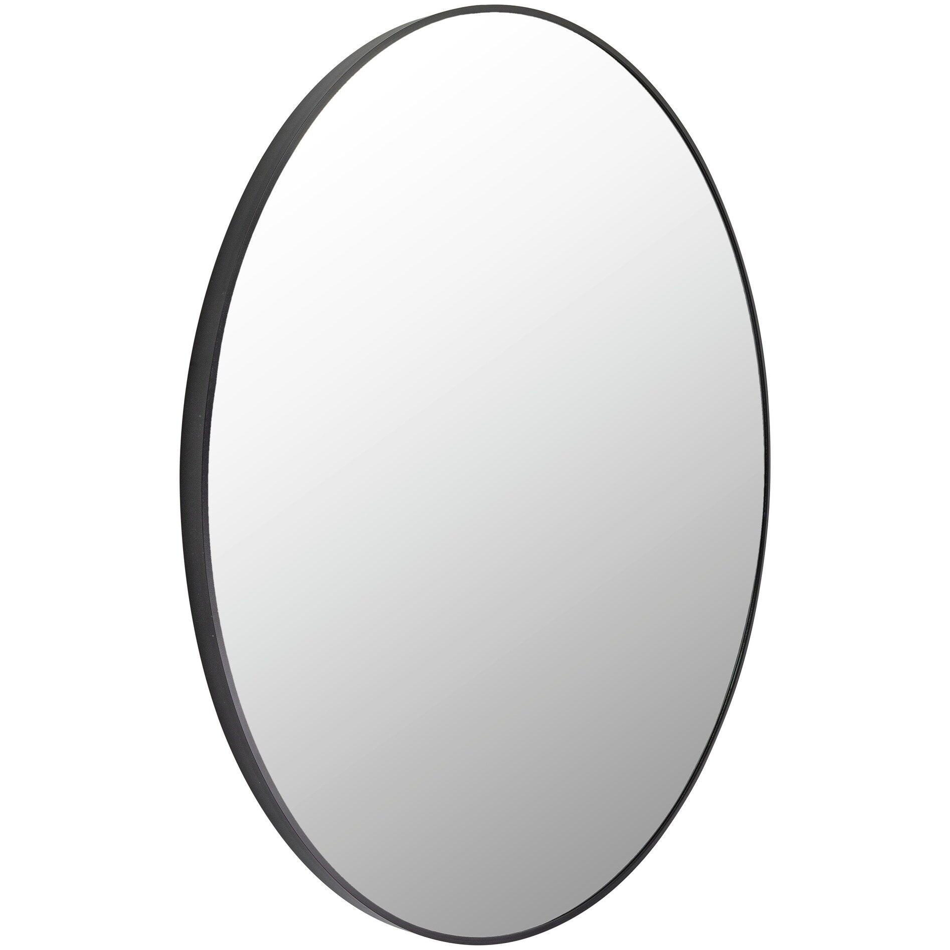 Livabliss Aranya Modern Aluminum Round Circle Accent Mirror