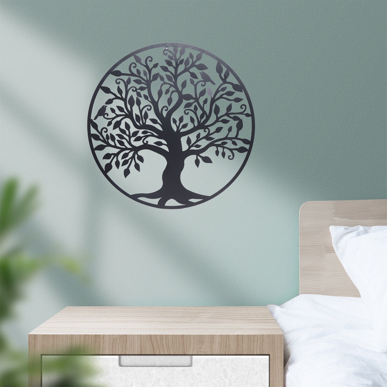 39 Inch Metal Wall Decor Round Wall Sculpture