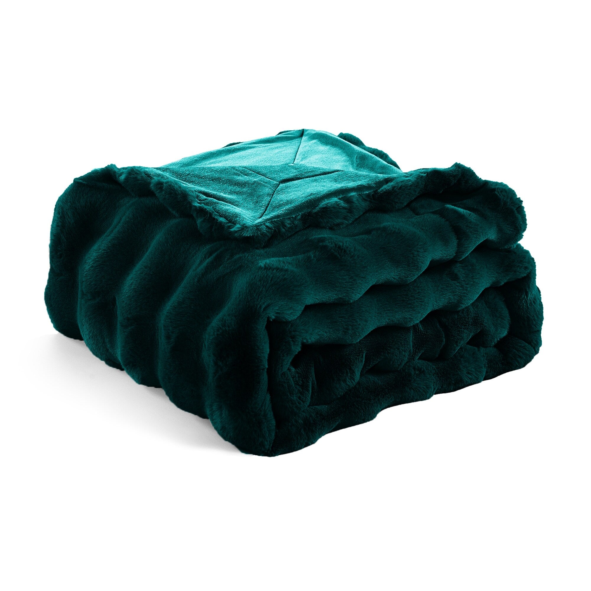 Home Soft Things Bubble Textured FauxFur Throw Cozy Soft Blankets