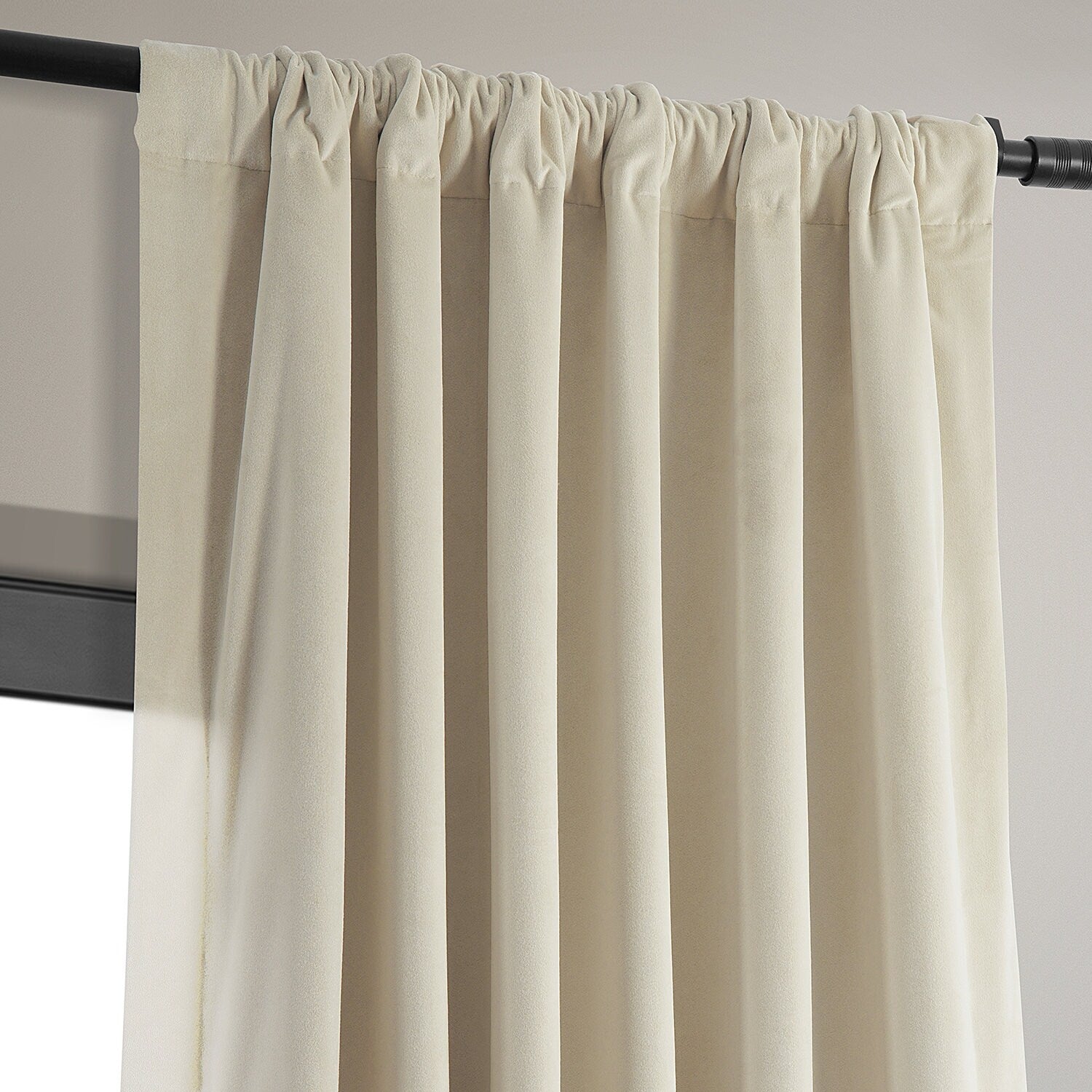 Exclusive Fabrics Signature Blackout Velvet Curtain (1 Panel)