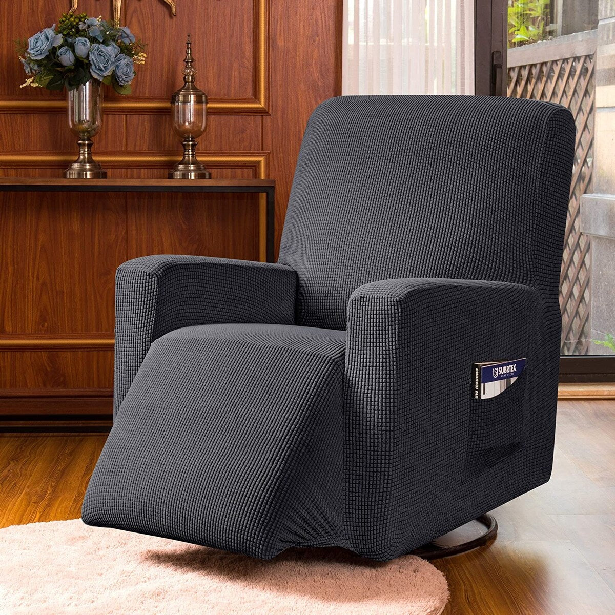 Subrtex Stretch Recliner Silpcover Jacquard Lazy Boy Chair Covers