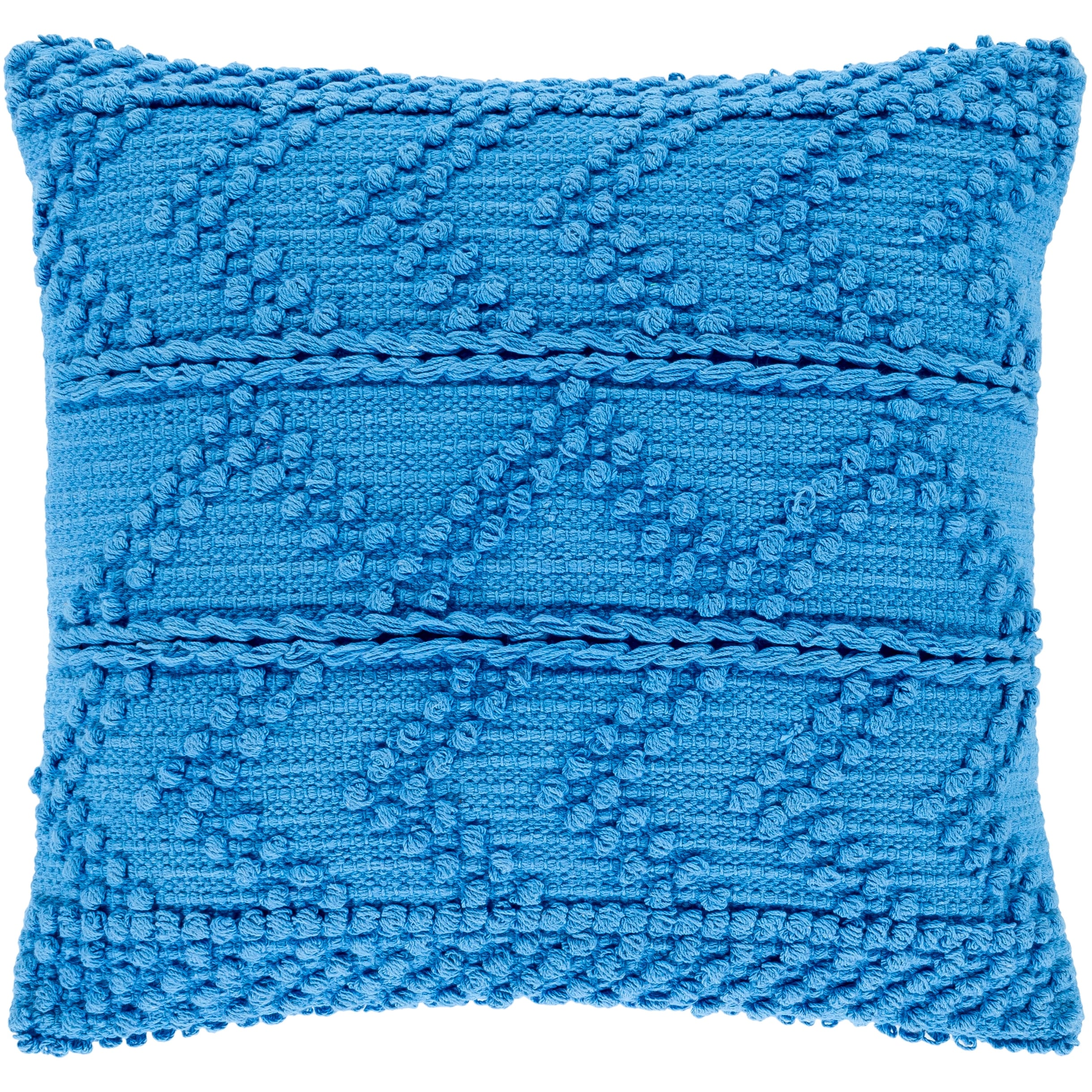 Livabliss Nadra Textured Chevron Bohemian Pillow