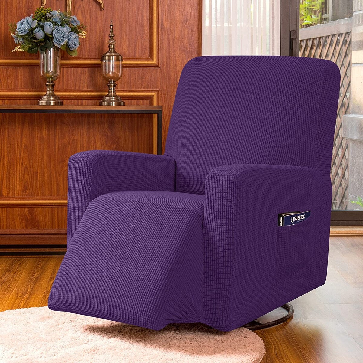 Subrtex Stretch Recliner Silpcover Jacquard Lazy Boy Chair Covers