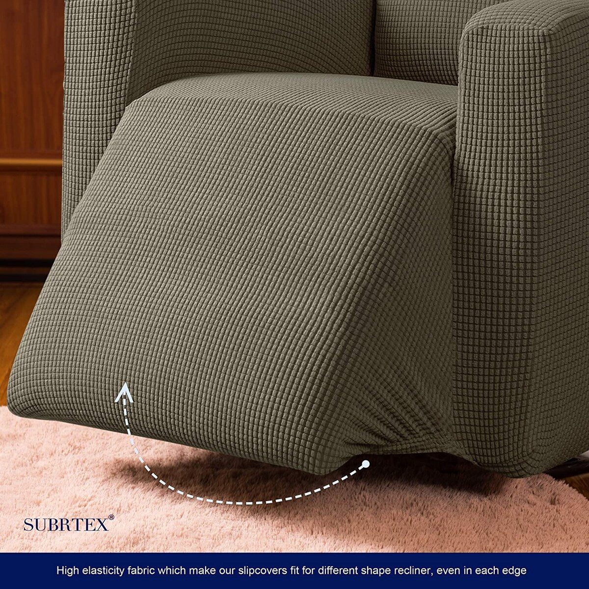 Subrtex Stretch Recliner Silpcover Jacquard Lazy Boy Chair Covers