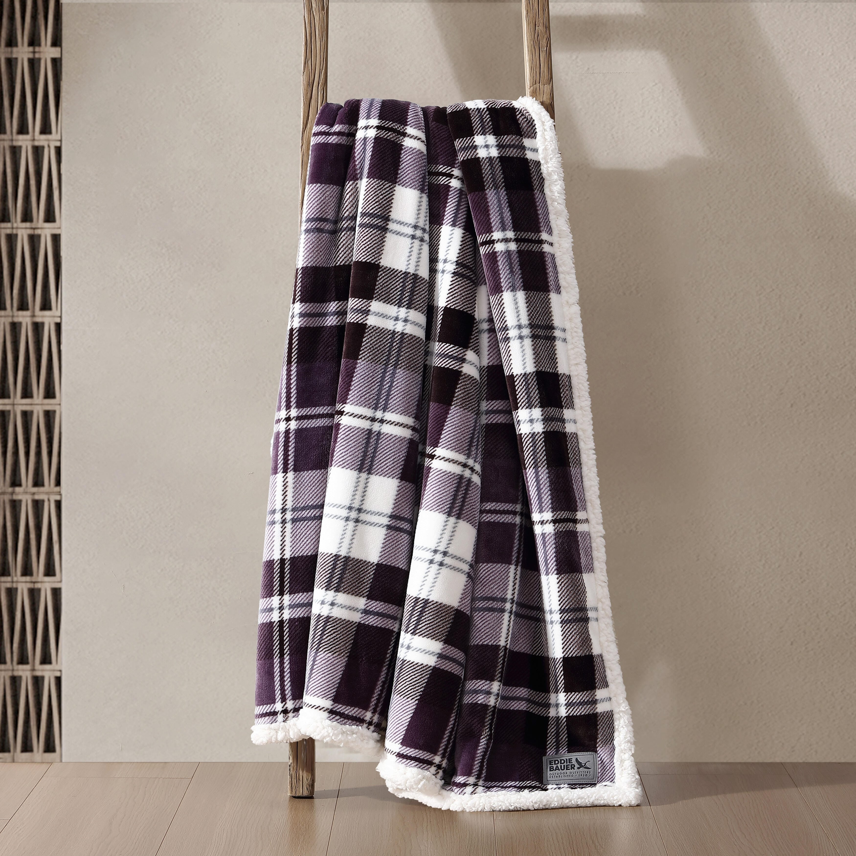 Eddie Bauer Ultra Plush Super Soft & Cozy- Reversible Throw Blankets